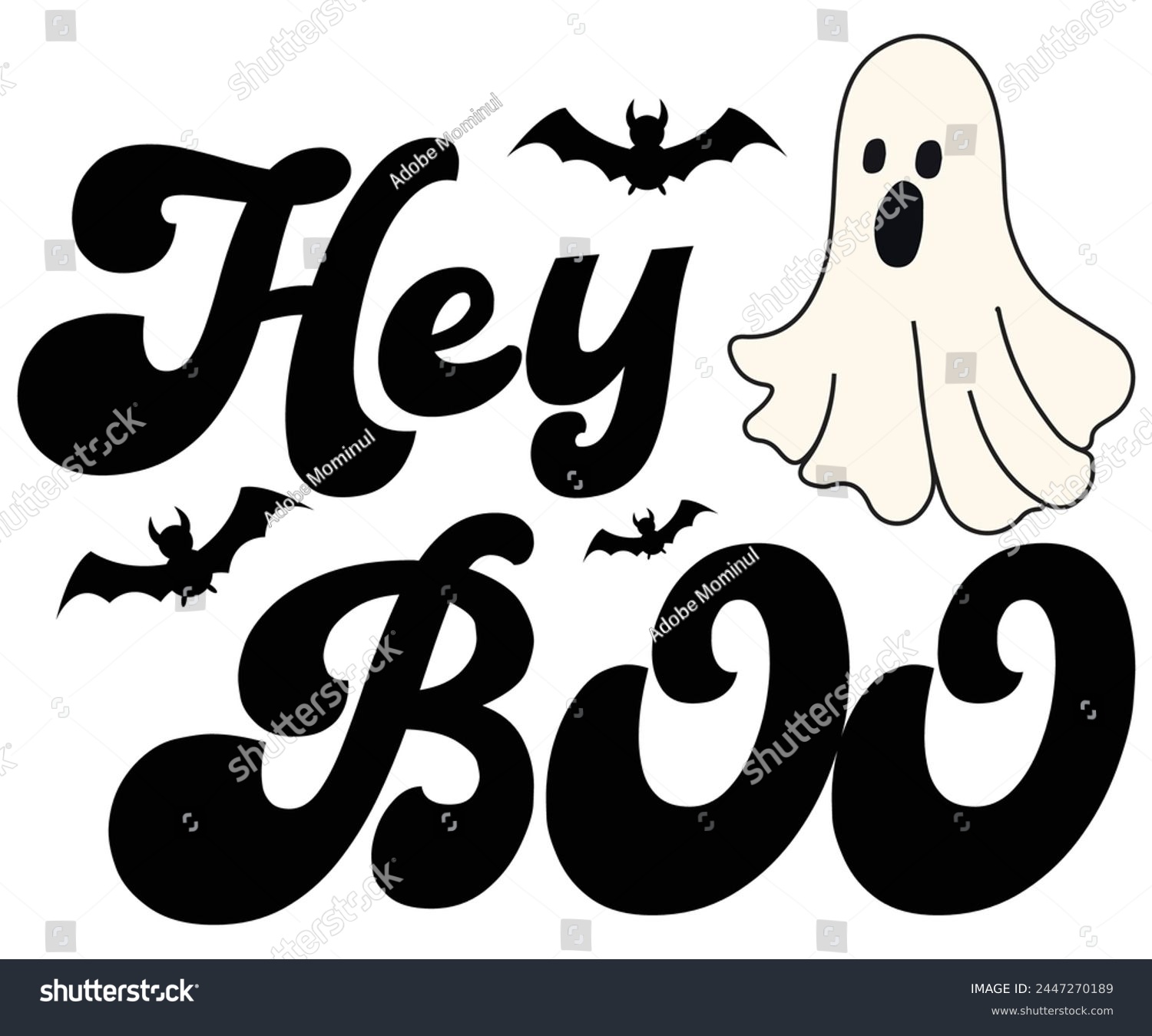 SVG of Hey Boo Svg,Halloween Svg,Typography,Halloween Quotes,Witches Svg,Halloween Party,Halloween Costume,Halloween Gift,Funny Halloween,Spooky Svg,Funny T shirt,Ghost Svg,Cut file svg