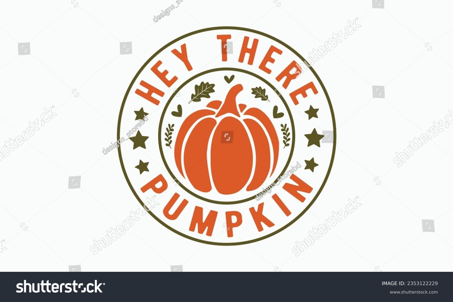 SVG of Hey there pumpkin svg, Fall svg, thanksgiving svg bundle hand lettered, autumn , thanksgiving svg, hello pumpkin, pumpkin vector, thanksgiving shirt, eps files for cricut, Silhouette svg