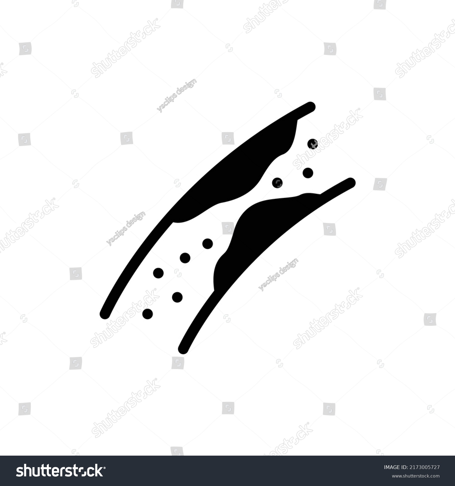 High Cholesterol Icon Simple Solid Style Stock Vector Royalty Free 2173005727 Shutterstock