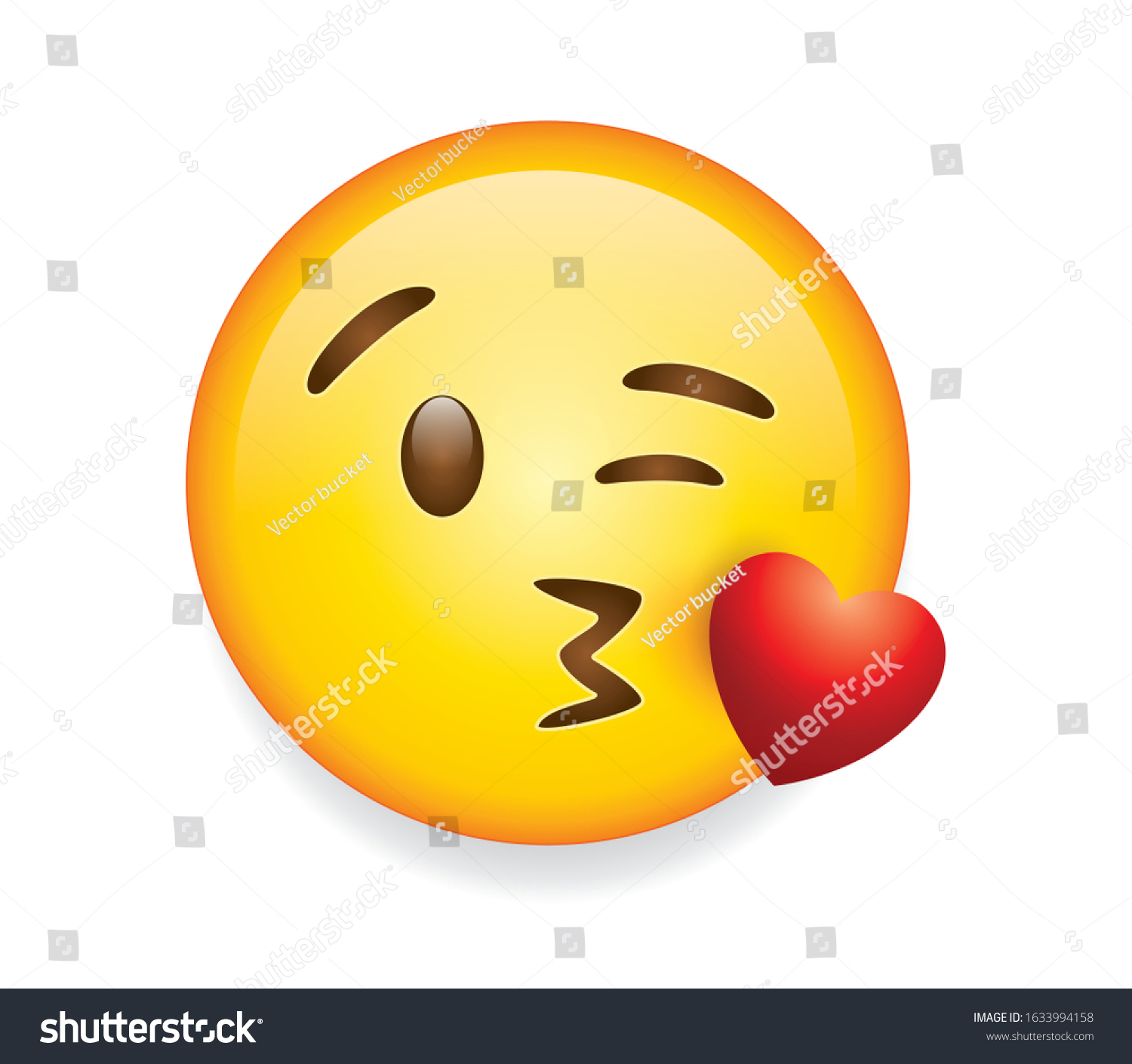 1,182 Emoji kiss wink heart Images, Stock Photos & Vectors | Shutterstock