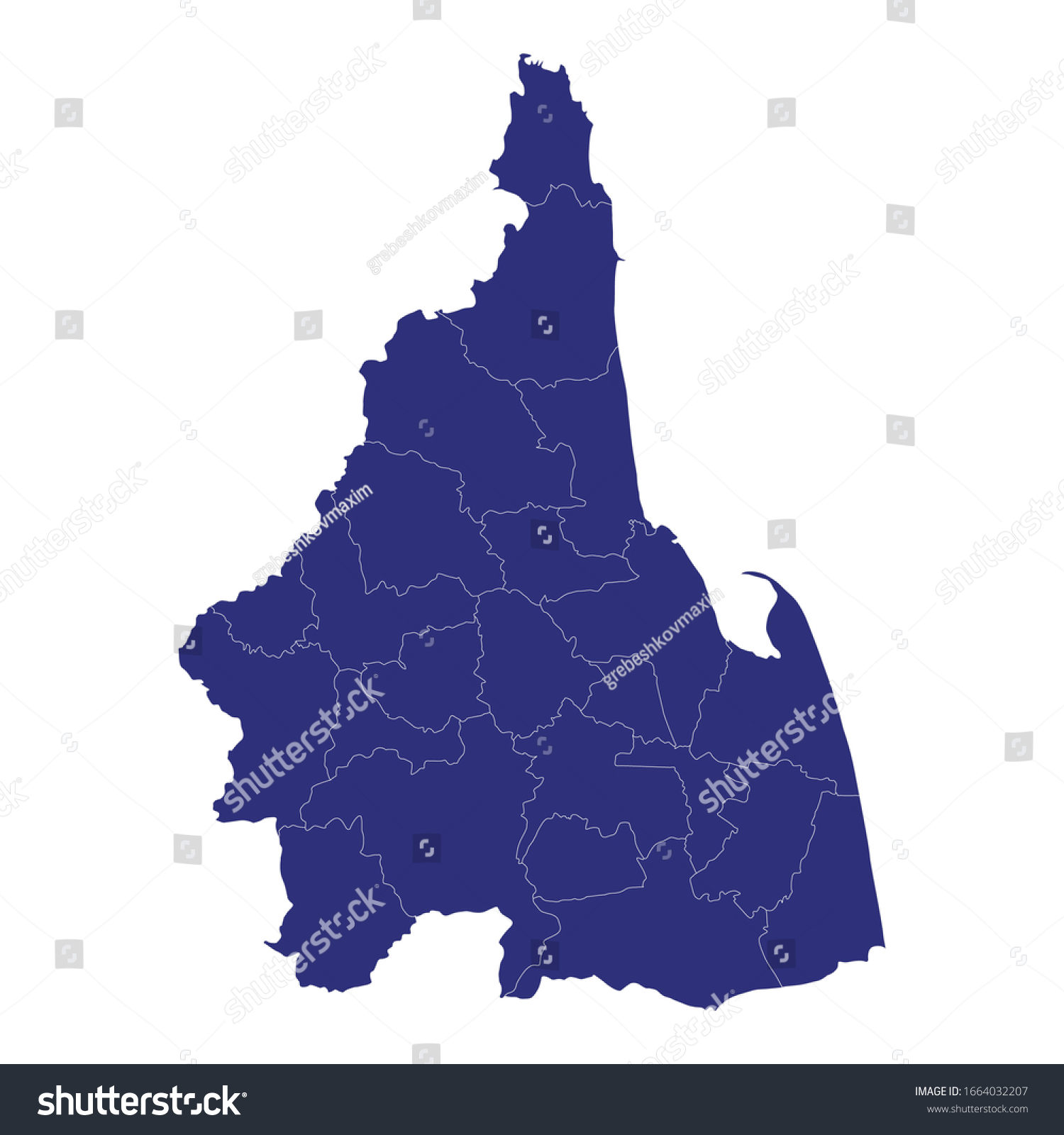 Nakhon Si Thammarat Map High Quality Map Nakhon Si Thammarat Stock Vector (Royalty Free) 1664032207  | Shutterstock