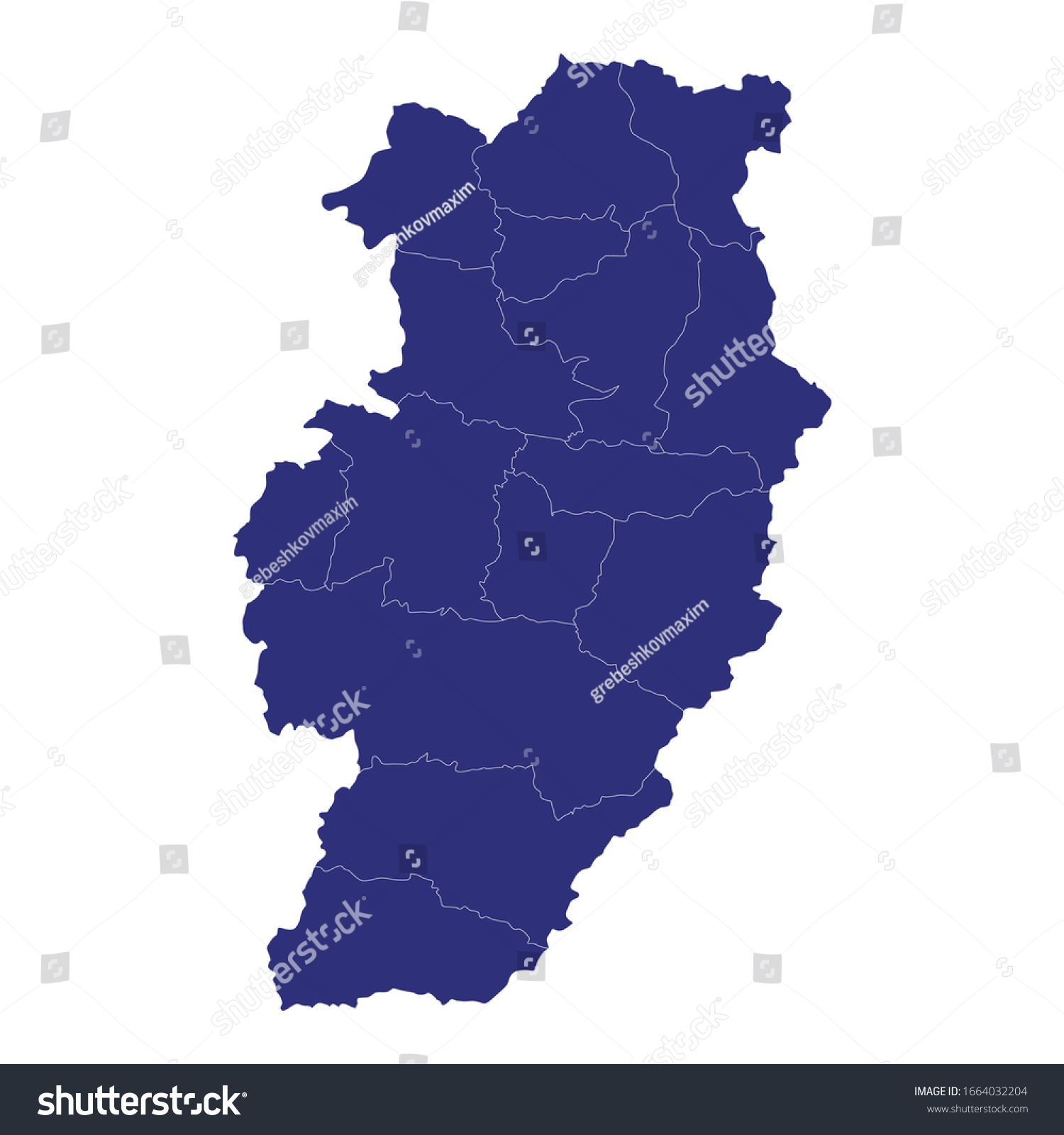 Nan Province Thailand Map High Quality Map Nan Province Thailand Stock Vector (Royalty Free)  1664032204 | Shutterstock