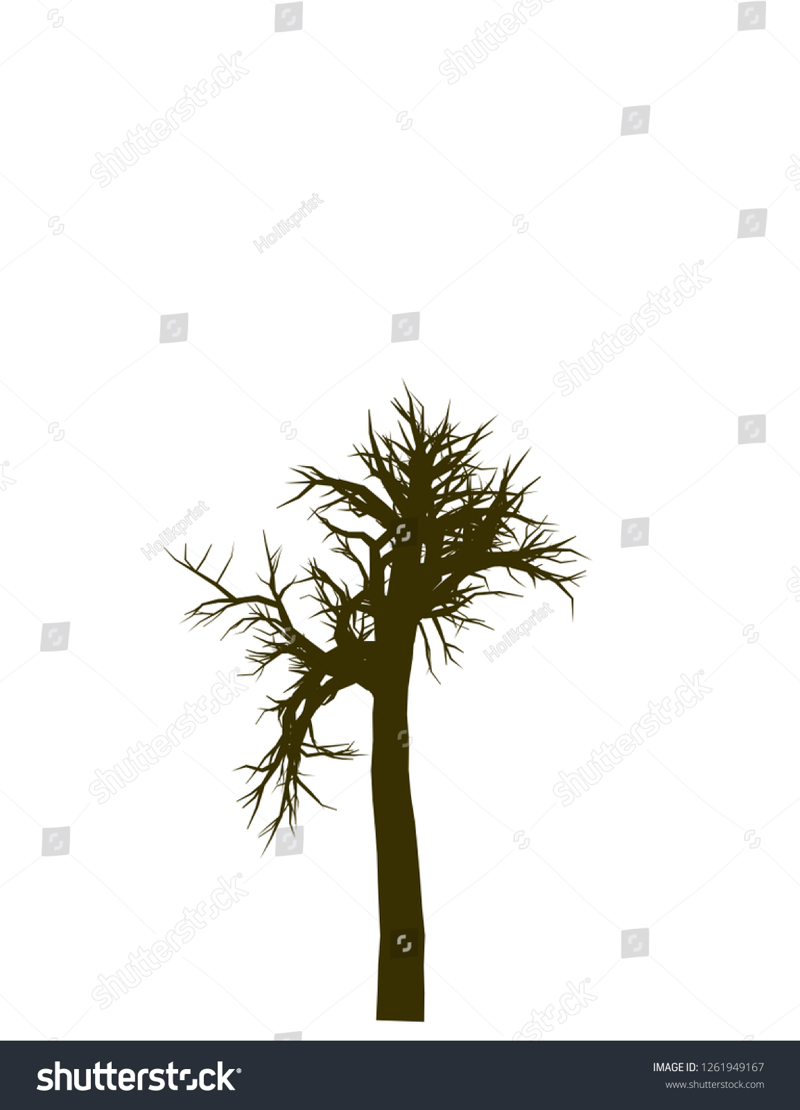 High Quality Vector Tree Without Leaves Stock Vector (Royalty Free ...