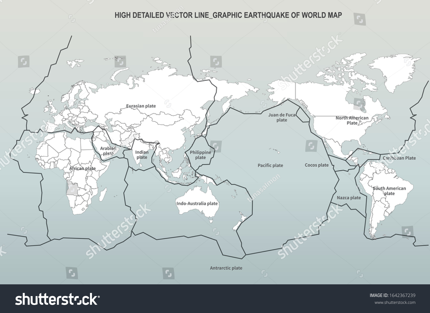 High Quality World Earthquake Map World Stock Vector (Royalty Free ...