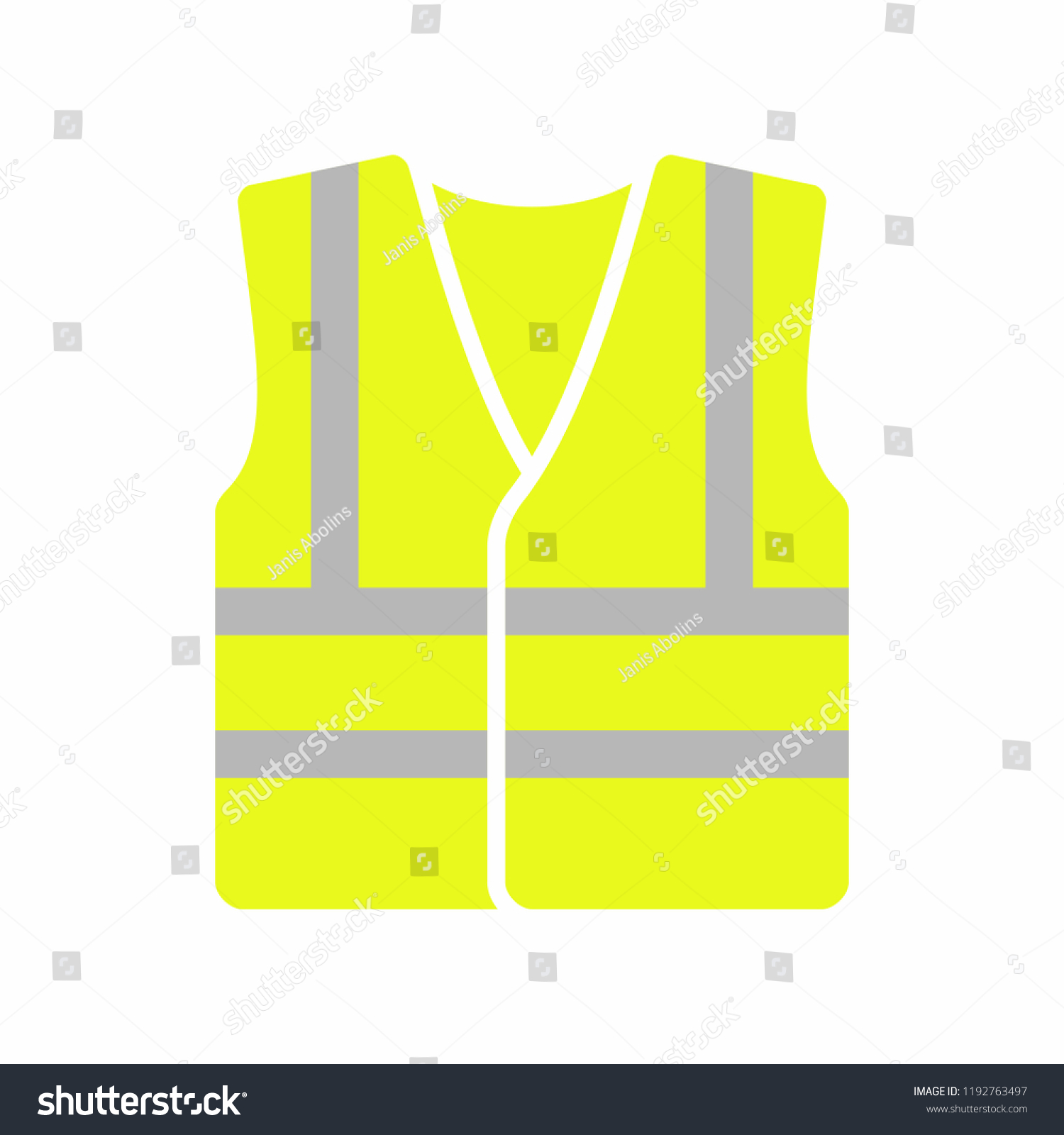 SVG of High visibility vest icon svg