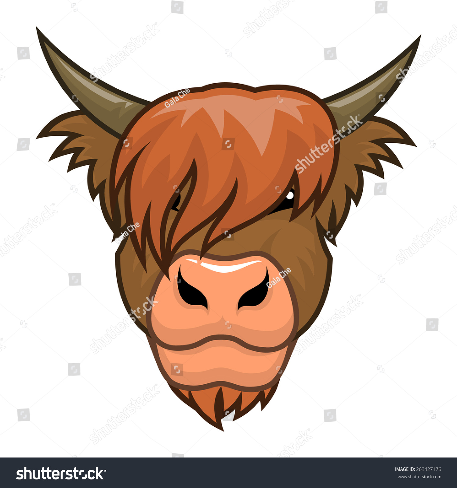 Free Free 246 Highland Cow Head Free Cow Svg SVG PNG EPS DXF File