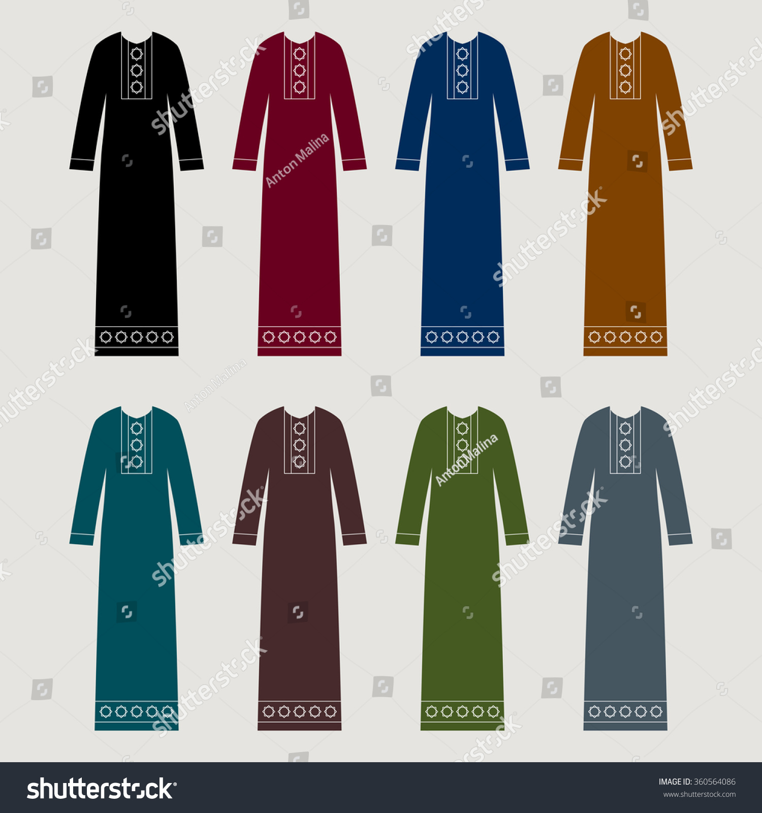 arabic maxi dress designs