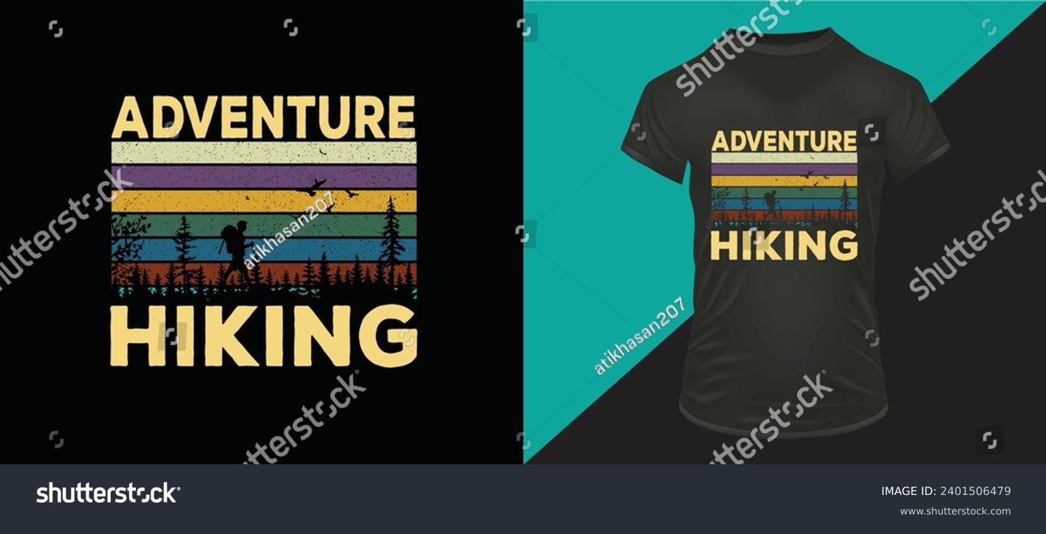 SVG of Hiking is indeed a wonderful outdoor activity that allows individuals T-shirt Decign  svg