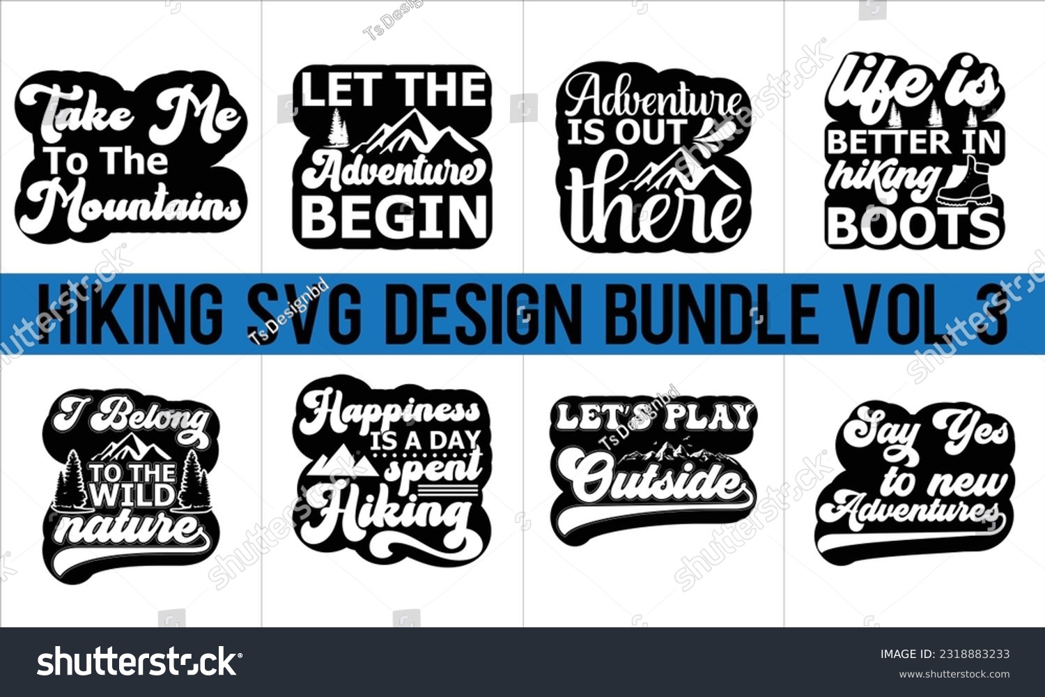 SVG of Hiking Svg Design Bundle Vol 3,Hiking Svg Design, Mountain illustration, outdoor adventure ,Outdoor Adventure Inspiring Motivation Quote,camping shirt, camping, hiking svg