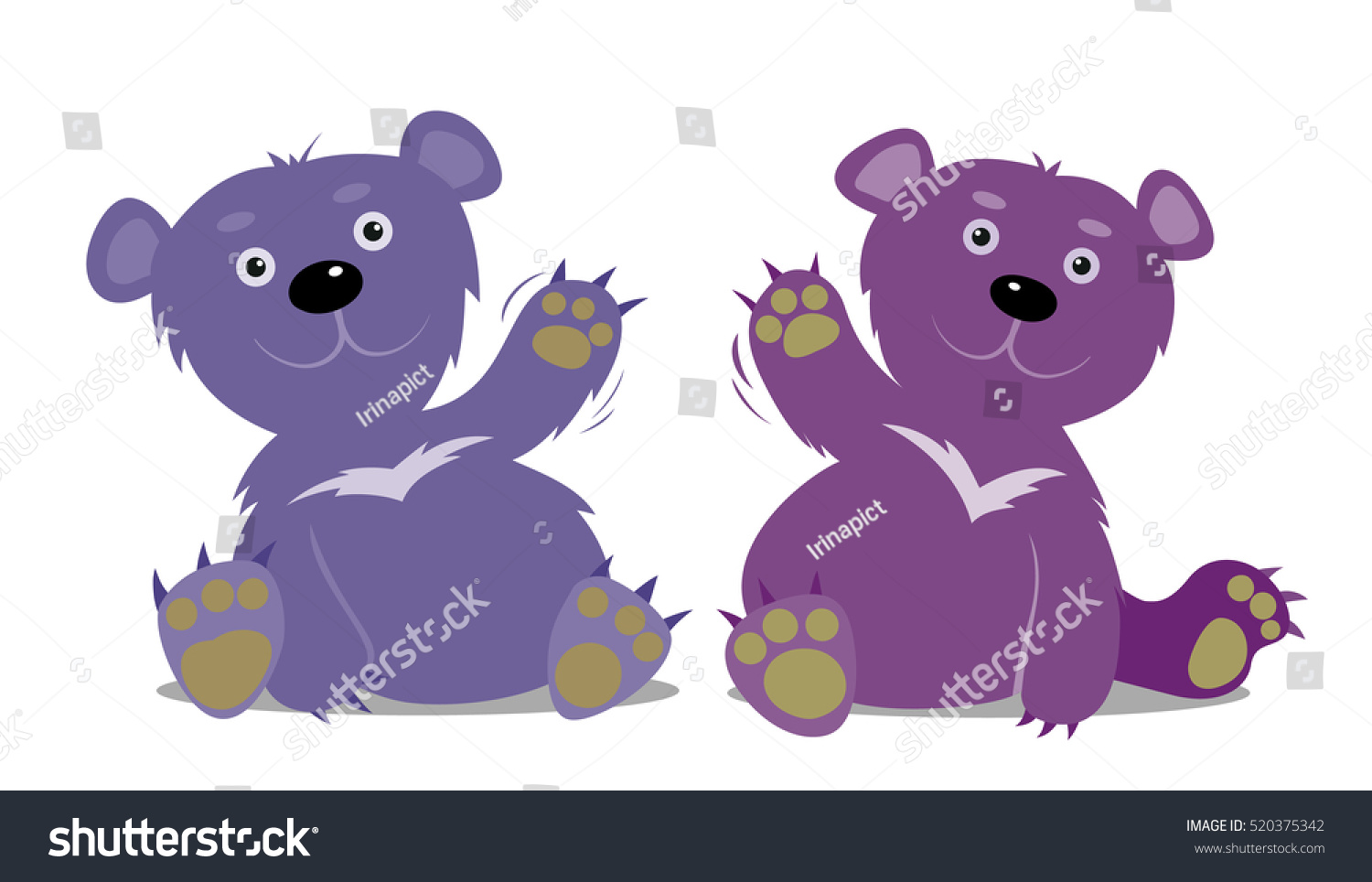 Himalayan Bear Hand Drawn Sketch Stock Vector (Royalty Free) 520375342