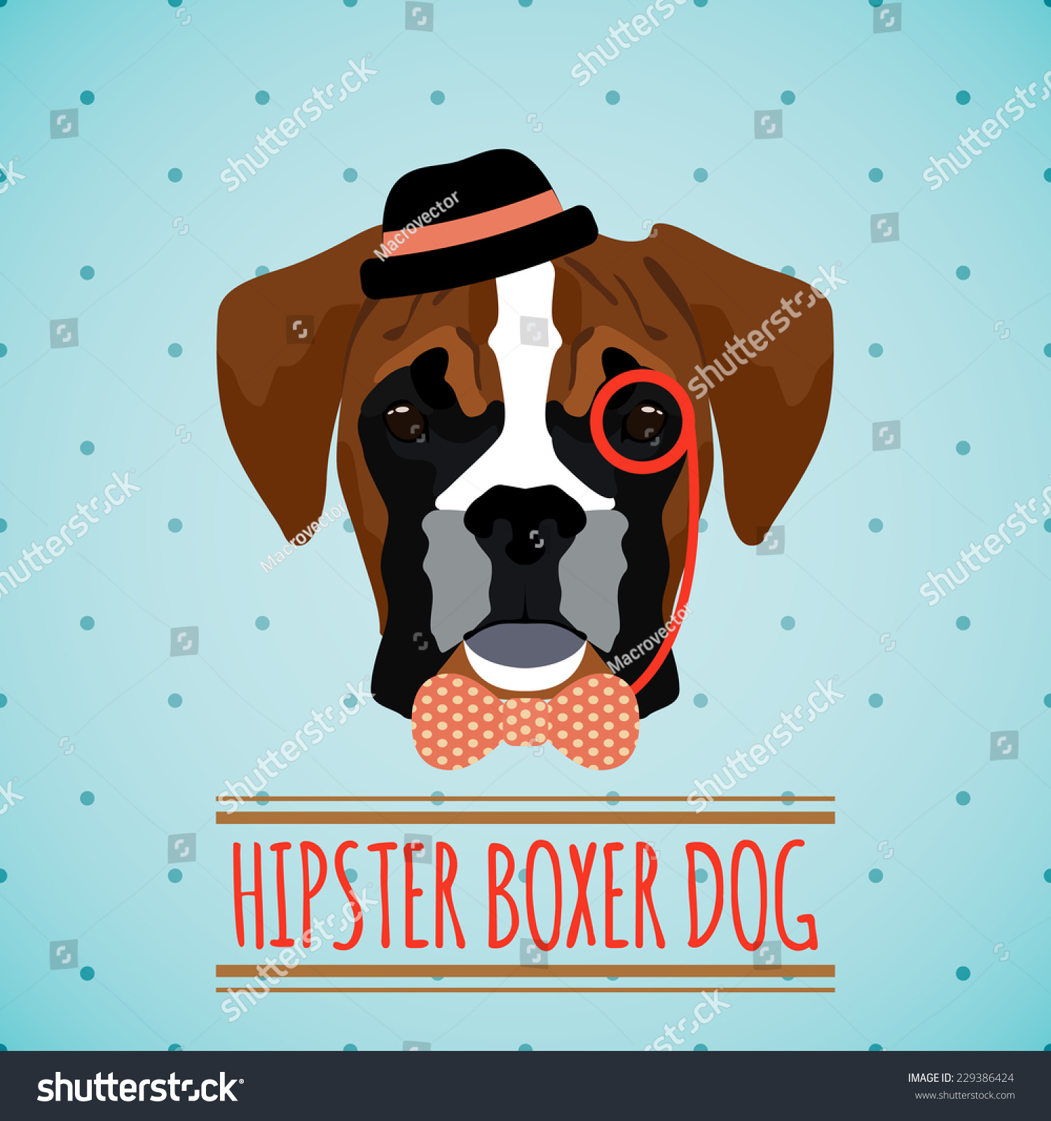 boxer dog tie