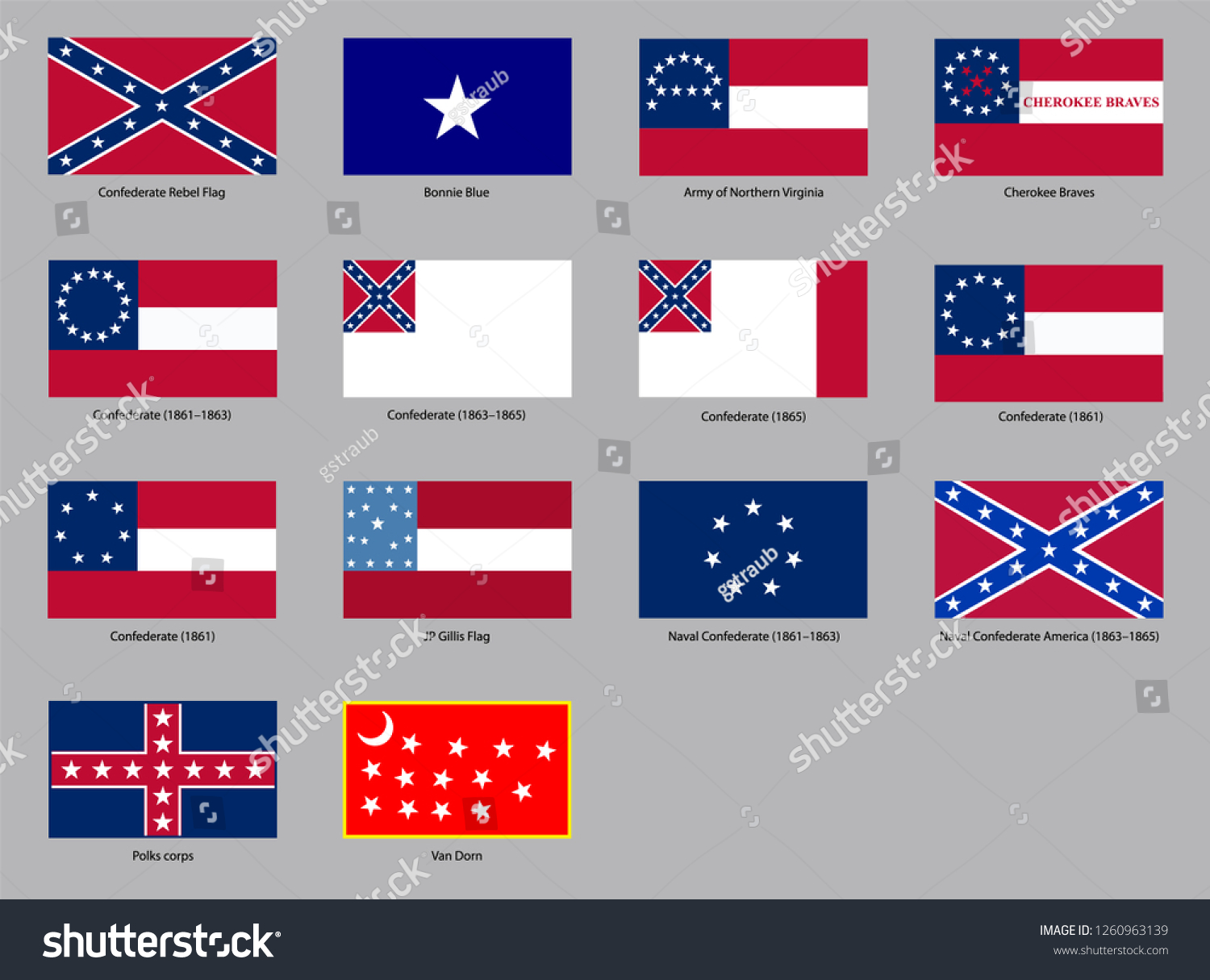 confederate flag nail design