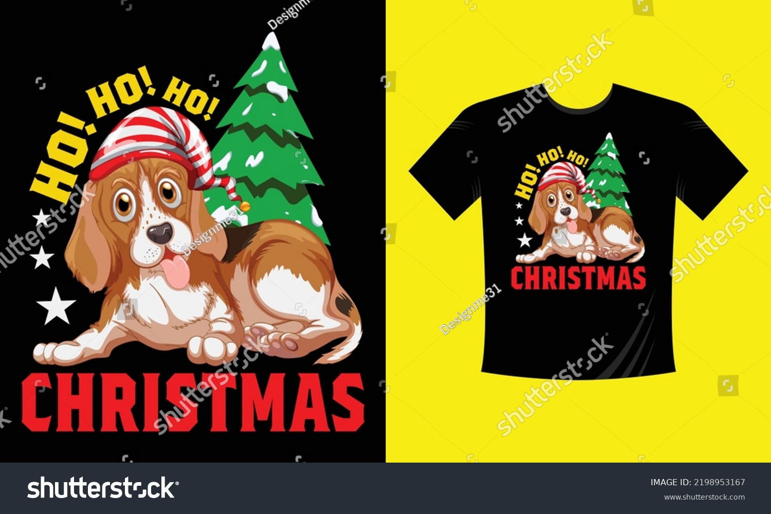 SVG of ho ho ho Christmas t shirt design free vector svg design template  svg