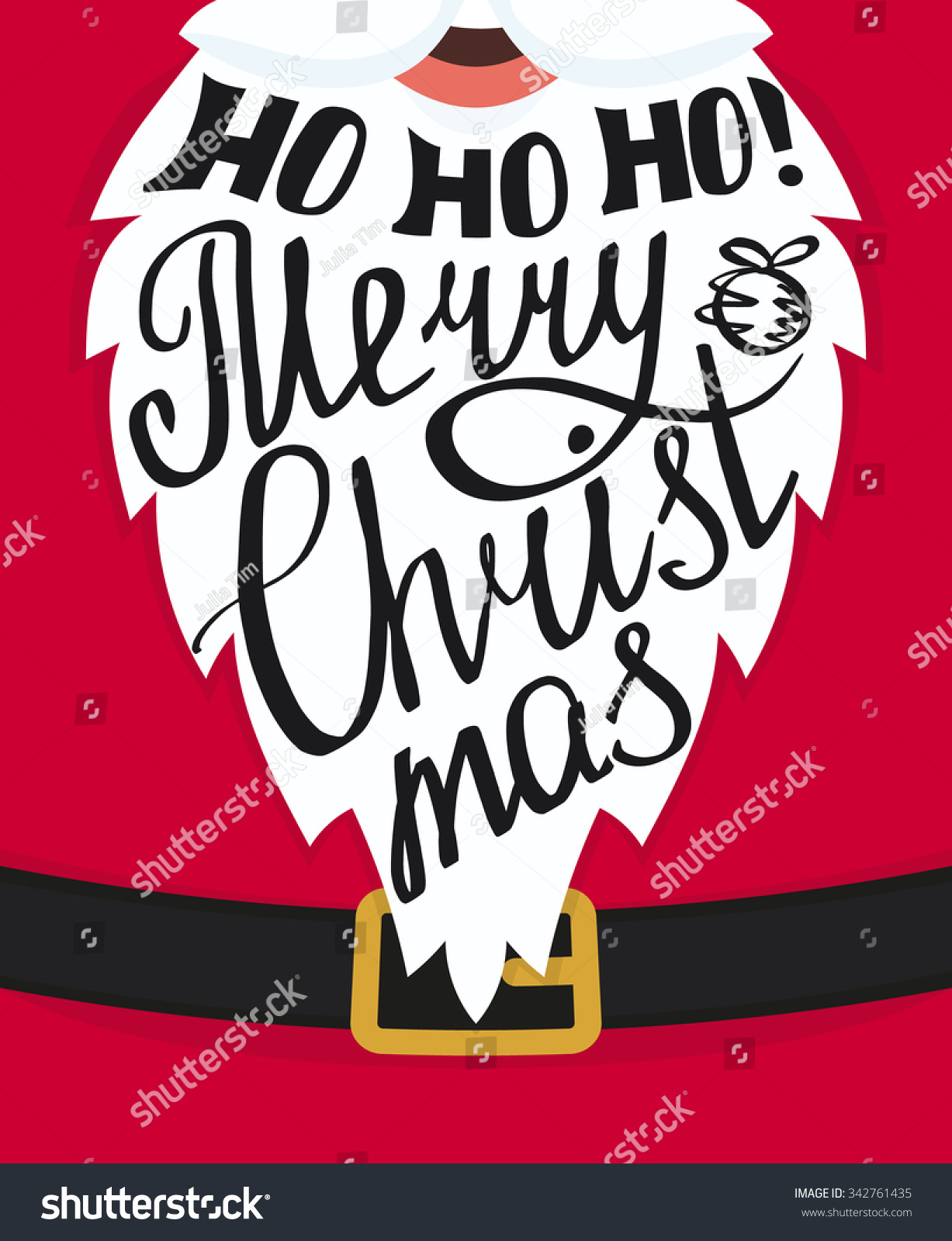 ho ho ho merry christmas handmade lettering on the santa claus white beard xmas greeting - Hohoho Merry Christmas ho ho ho merry christmas handmade lettering on the santa claus white beard xmas greeting - Hohoho Merry Christmas