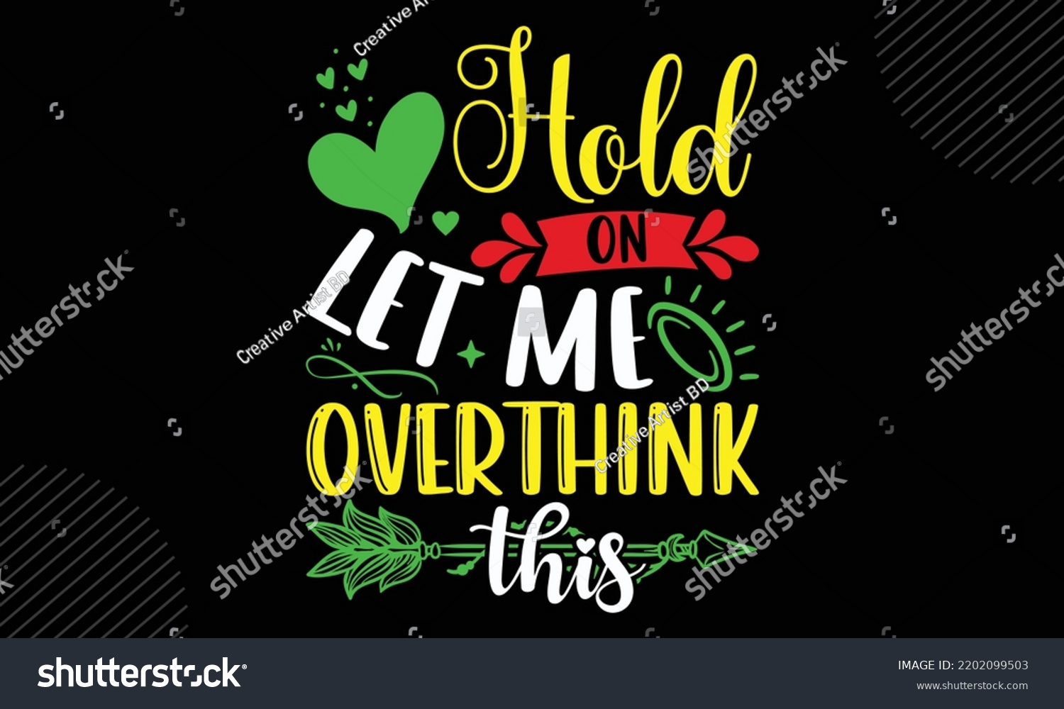 SVG of Hold On Let Me Overthink This  - Mom T shirt Design, Hand drawn vintage illustration with hand-lettering and decoration elements, Cut Files for Cricut Svg, Digital Download svg