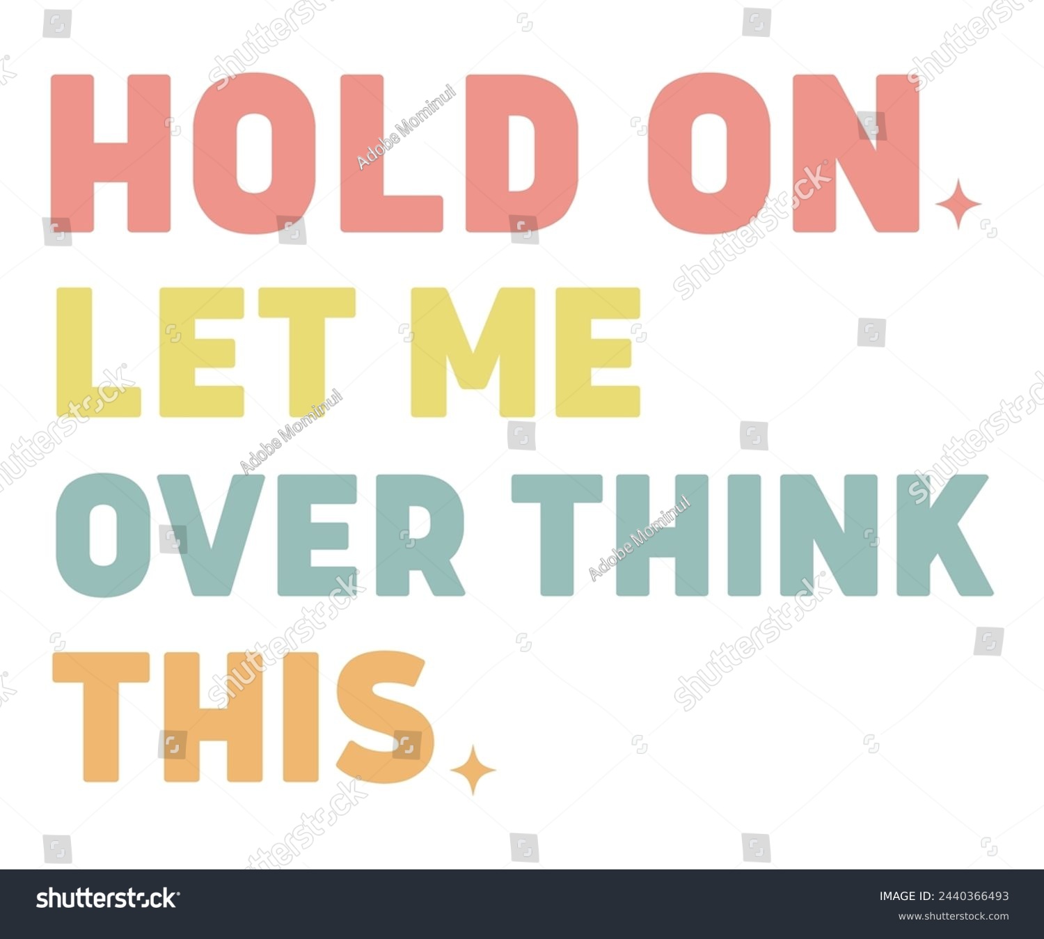 SVG of Hold on Let Me Overthink This Retro Svg,Typography,Funny Svg,Funny Quotes,Svg Cut File,Commercial Use,Instant Download svg