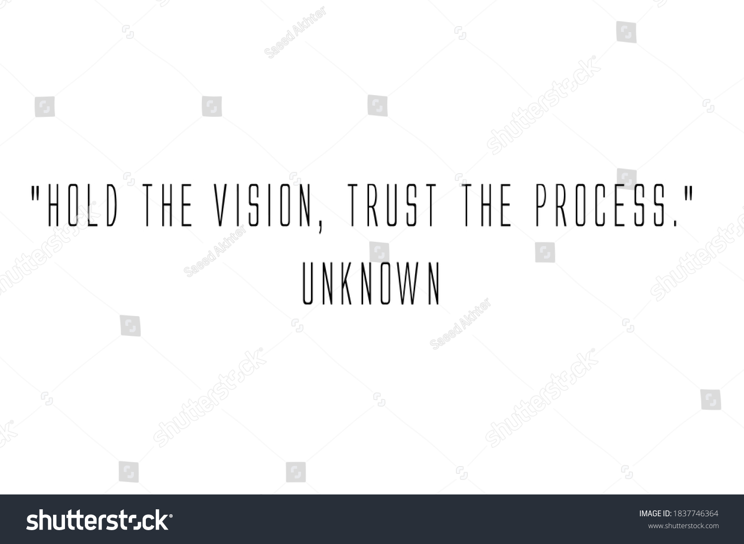 Hold Vision Trust Process Stock Vector (royalty Free) 1837746364 