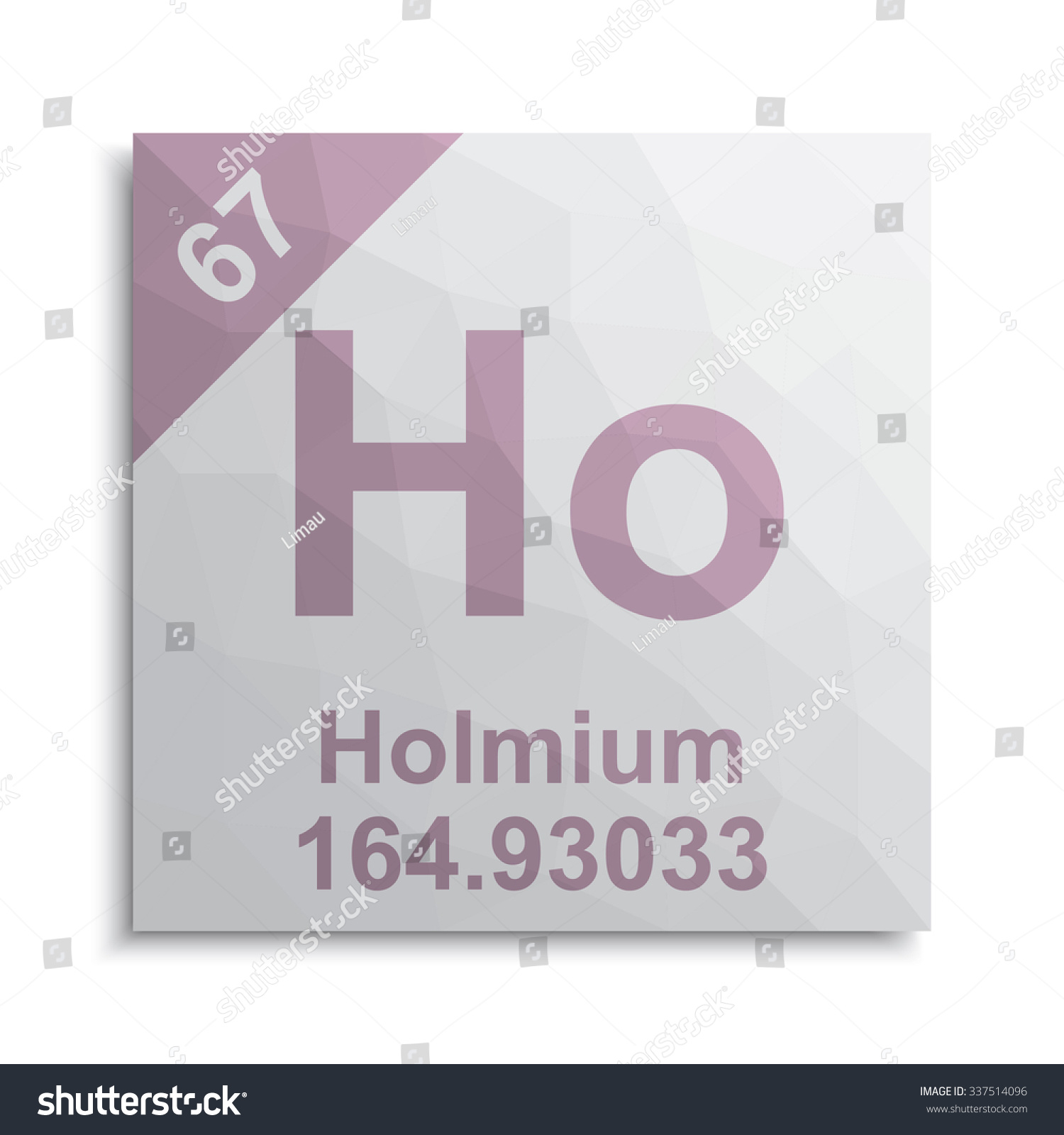 Holmium Element Periodic Table Stock Vector (royalty Free) 337514096