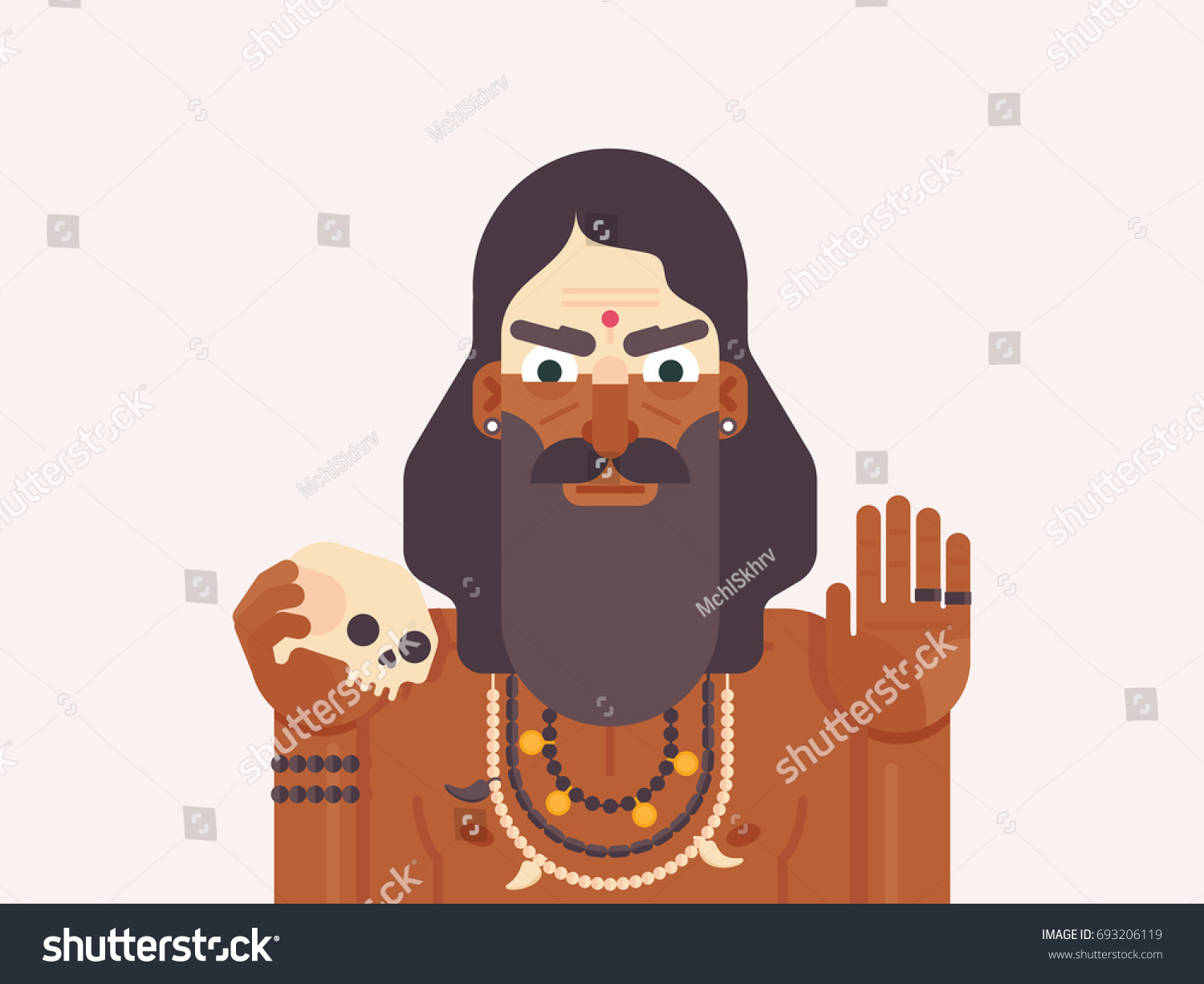 sadhu wala cartoon