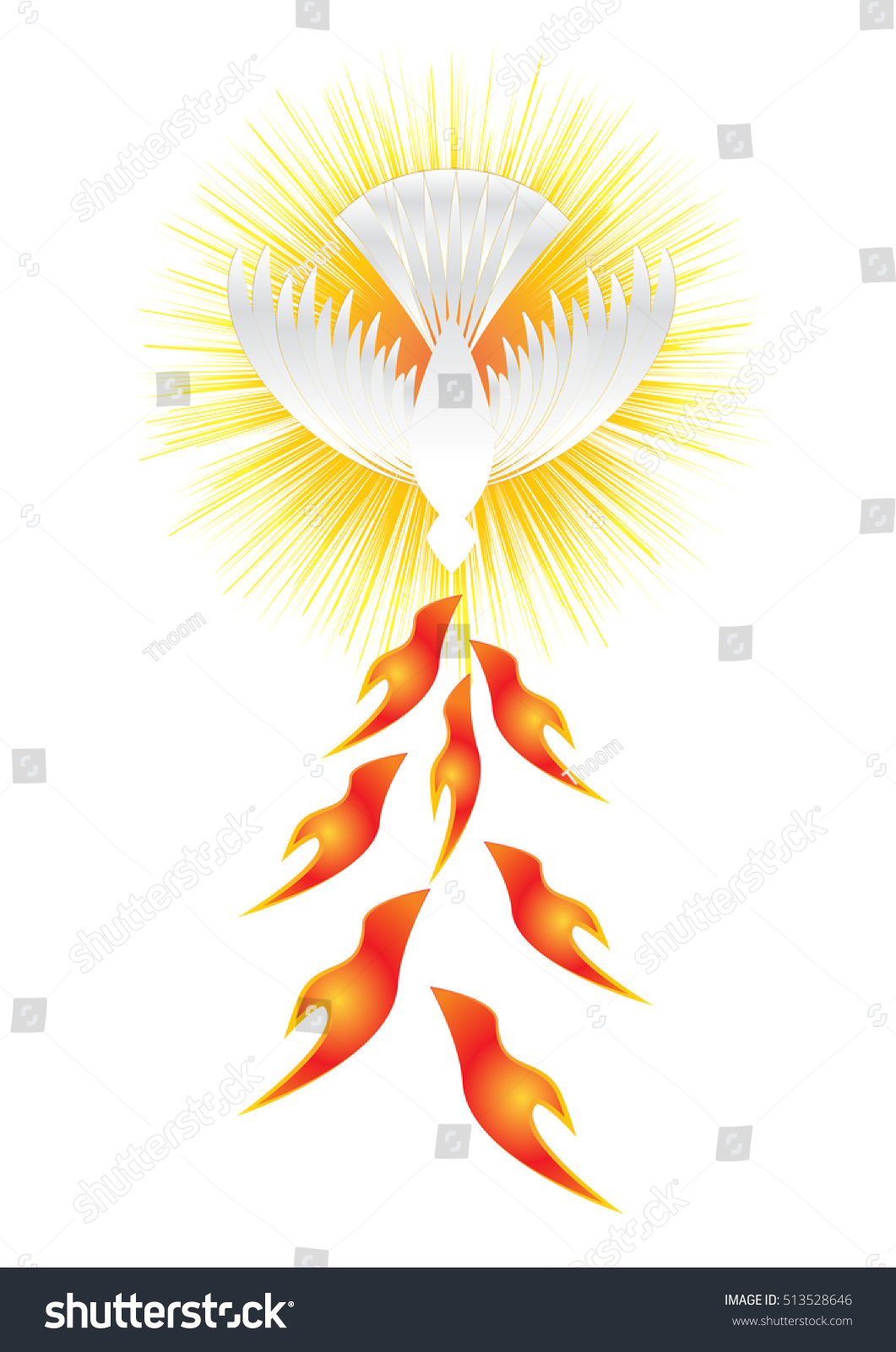 White Dove Symbol Holy Spirit