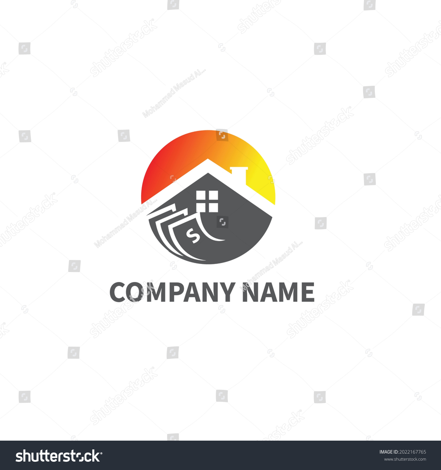 Home Loan Logo Real Estate Logo Stock Vector (Royalty Free) 2022167765 ...