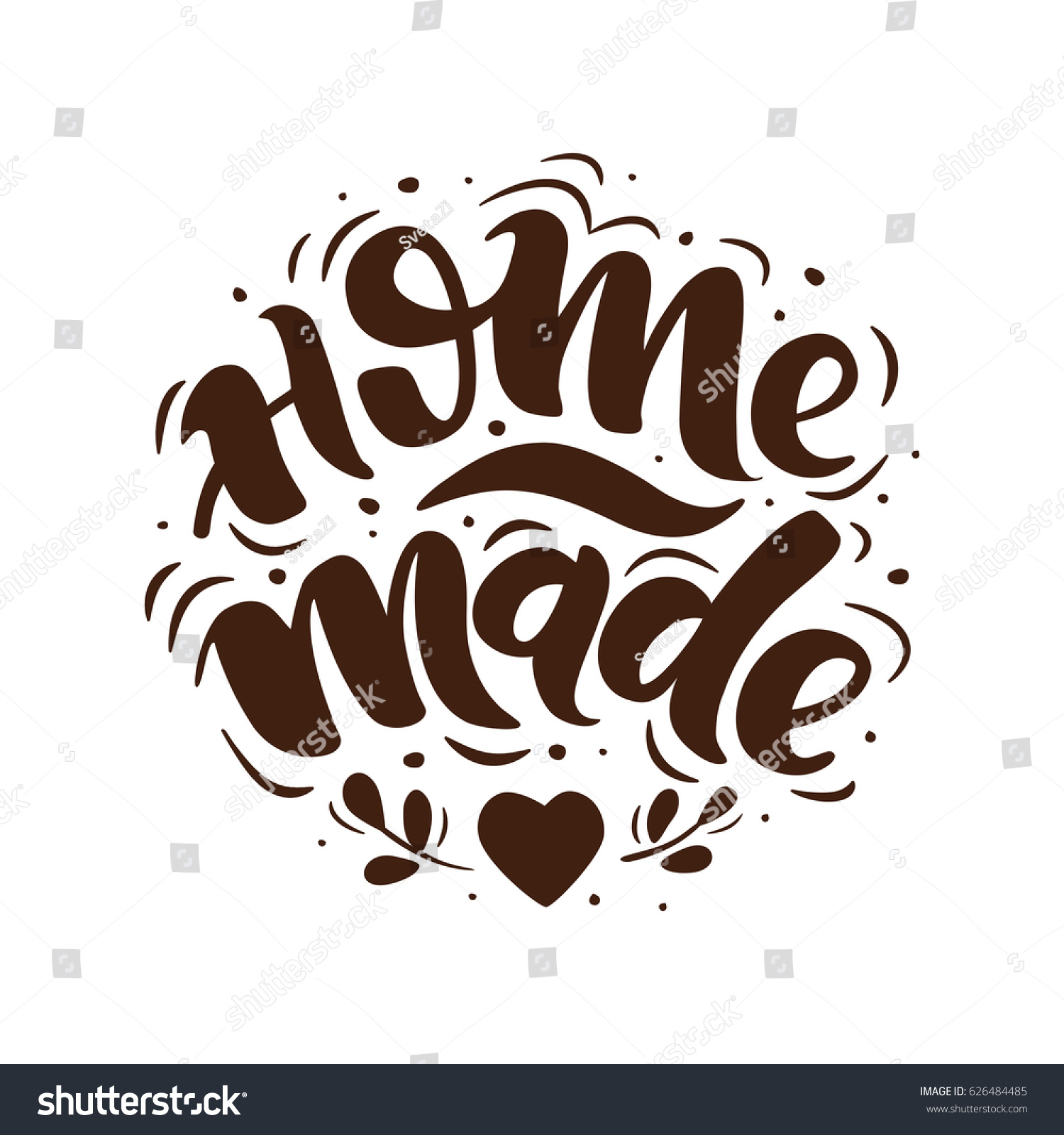 home made handdrawn lettering