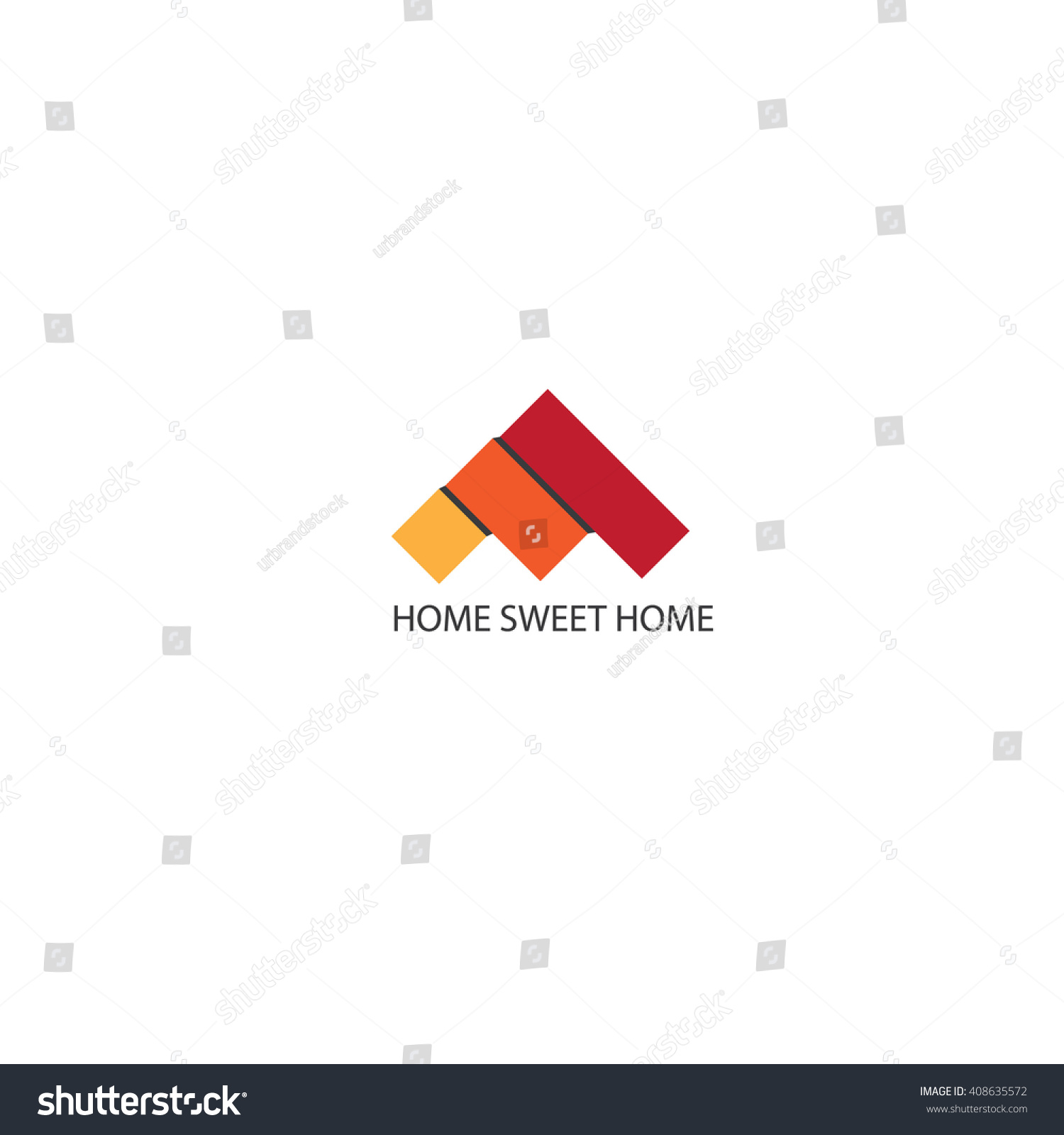 Home Sweet Home Logo Stock Vector (Royalty Free) 408635572 | Shutterstock