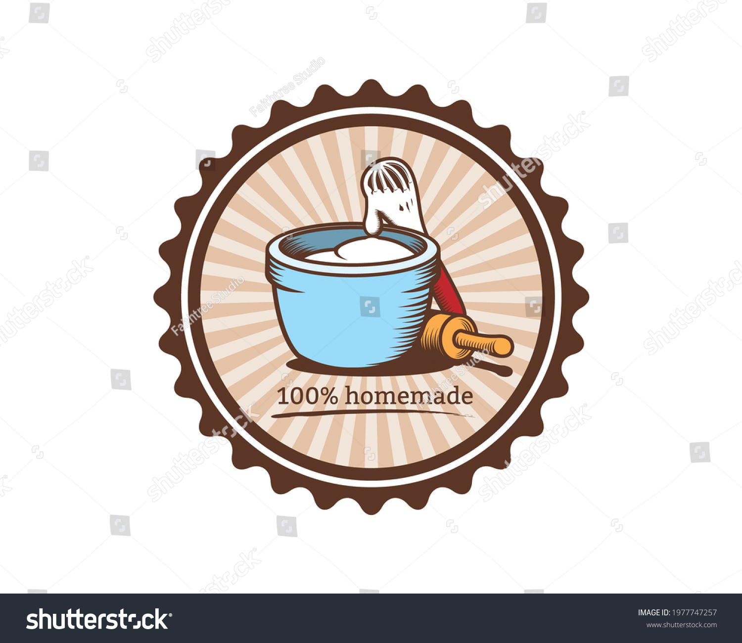 Homemade Cookies Logo Emblem Vintage 2 Stock Vector Royalty Free 1977747257 Shutterstock