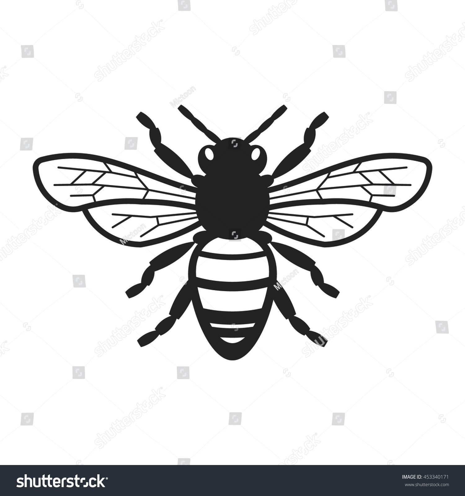 gucci bee logo vector