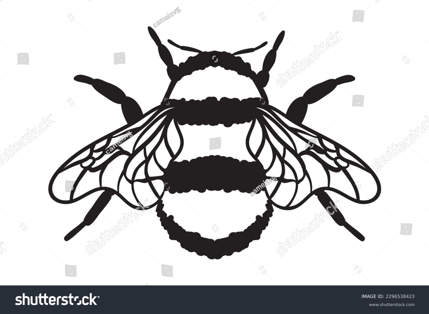 SVG of Honey Bee Svg, Bee SVG, Honeybee Svg, Handwritten Bee Svg svg