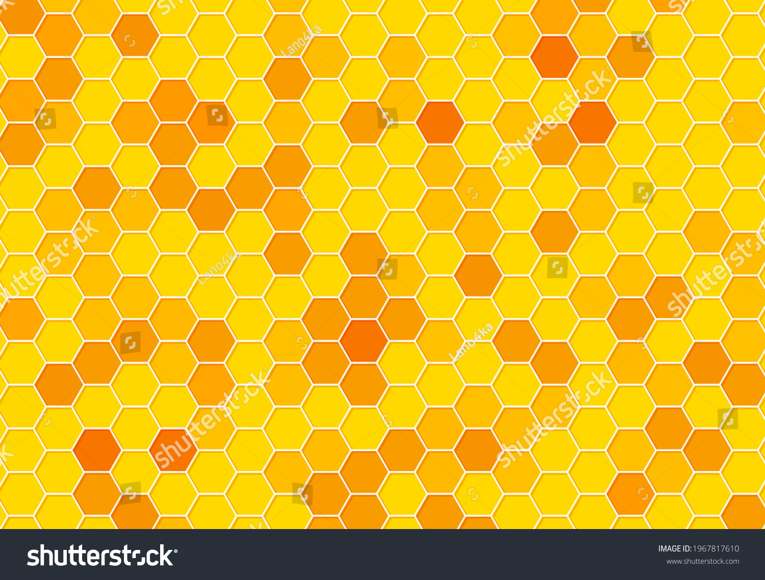 Honeycomb Background Pattern Orange Abstract Orange Stock Vector ...