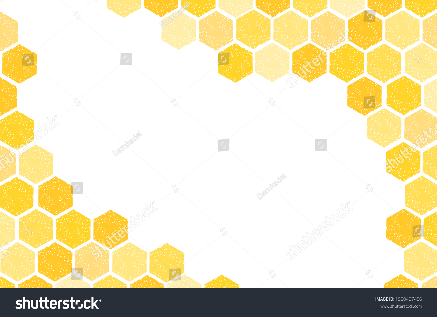 金色の六角形の背景にハニカム ベクターイラスト のベクター画像素材 ロイヤリティフリー