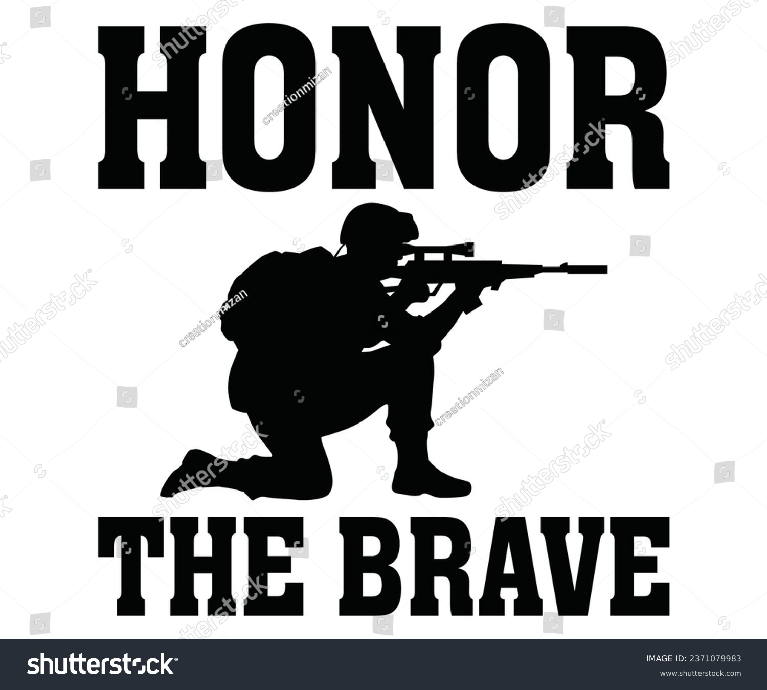 SVG of honor the brave Svg,Veteran Clipart,Veteran Cutfile,Veteran Dad svg,Military svg,Military Dad svg,4th of July Clipart,Military Dad Gift Idea     
 svg