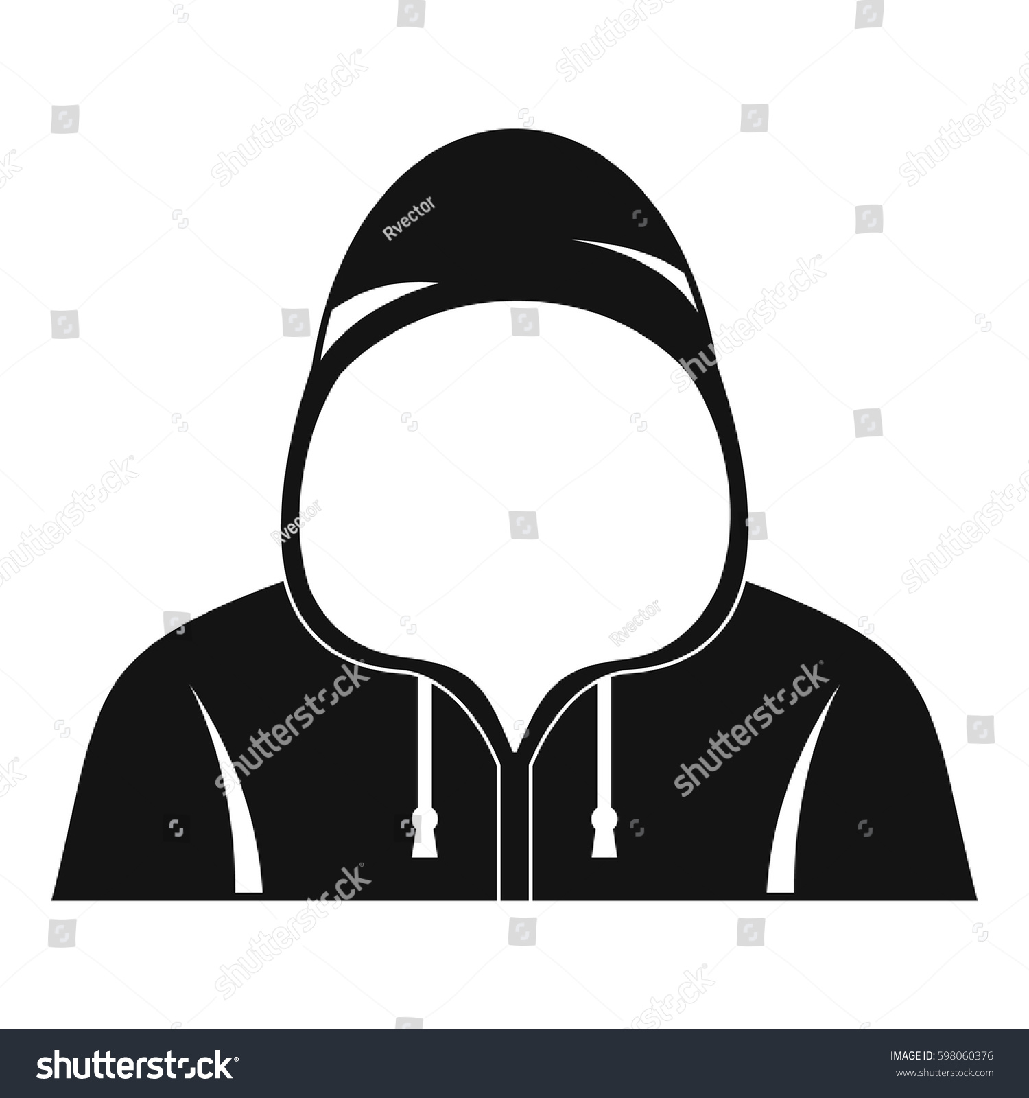 SVG of Hood icon. Simple illustration of hood vector icon for web svg