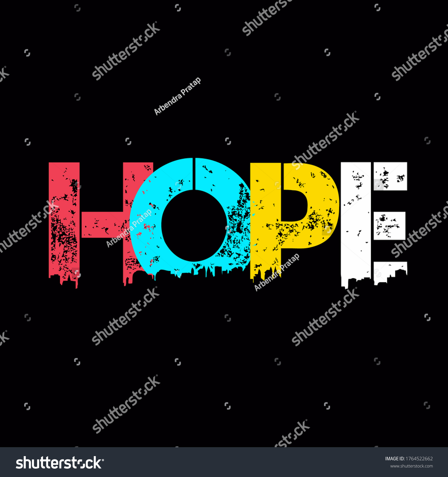 Hope Motivation Inspirational Quotes Desing Stock Vector (Royalty Free ...