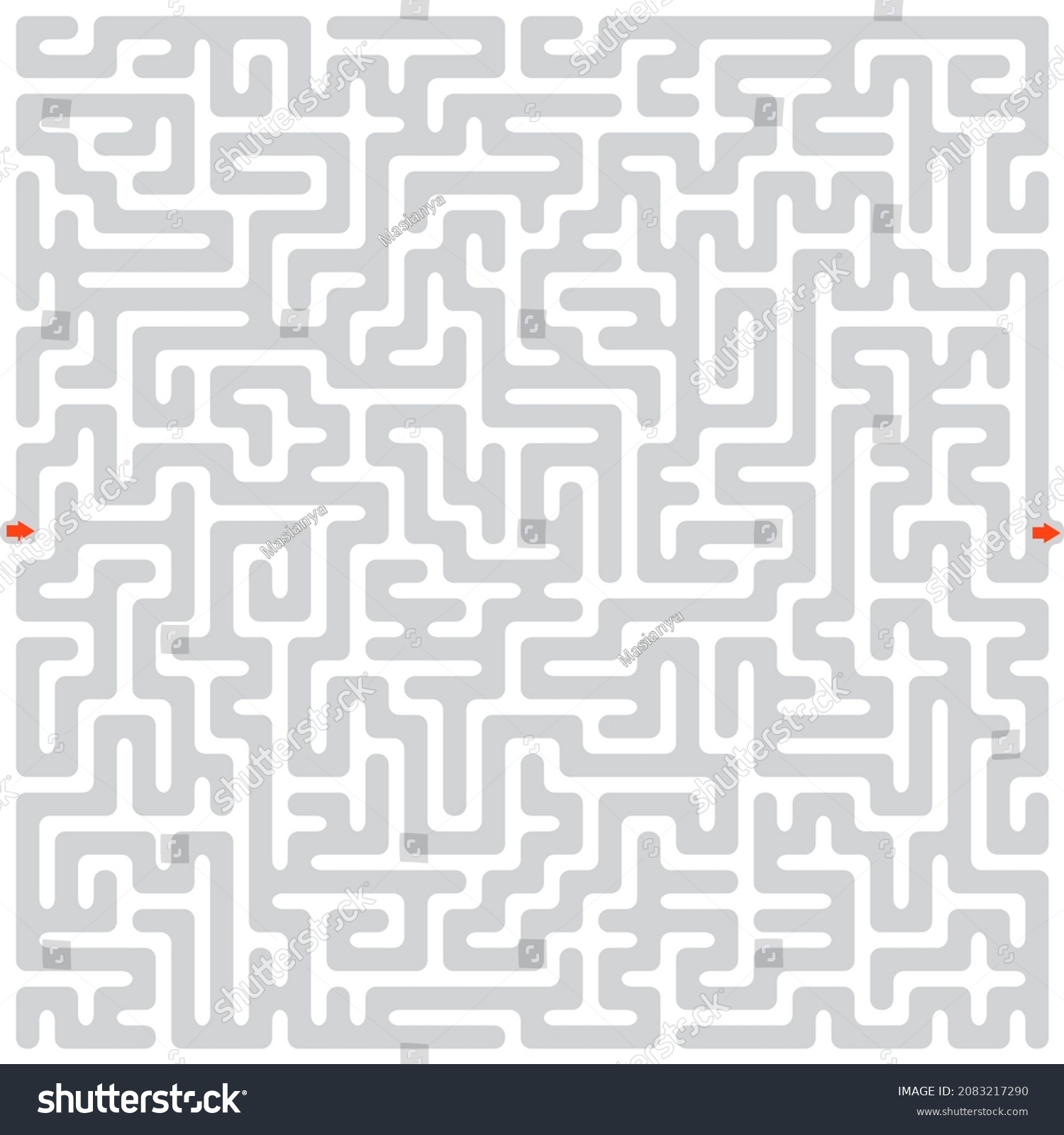 Horizontal Maze Texture Background Labyrinth Vector Stock Vector ...