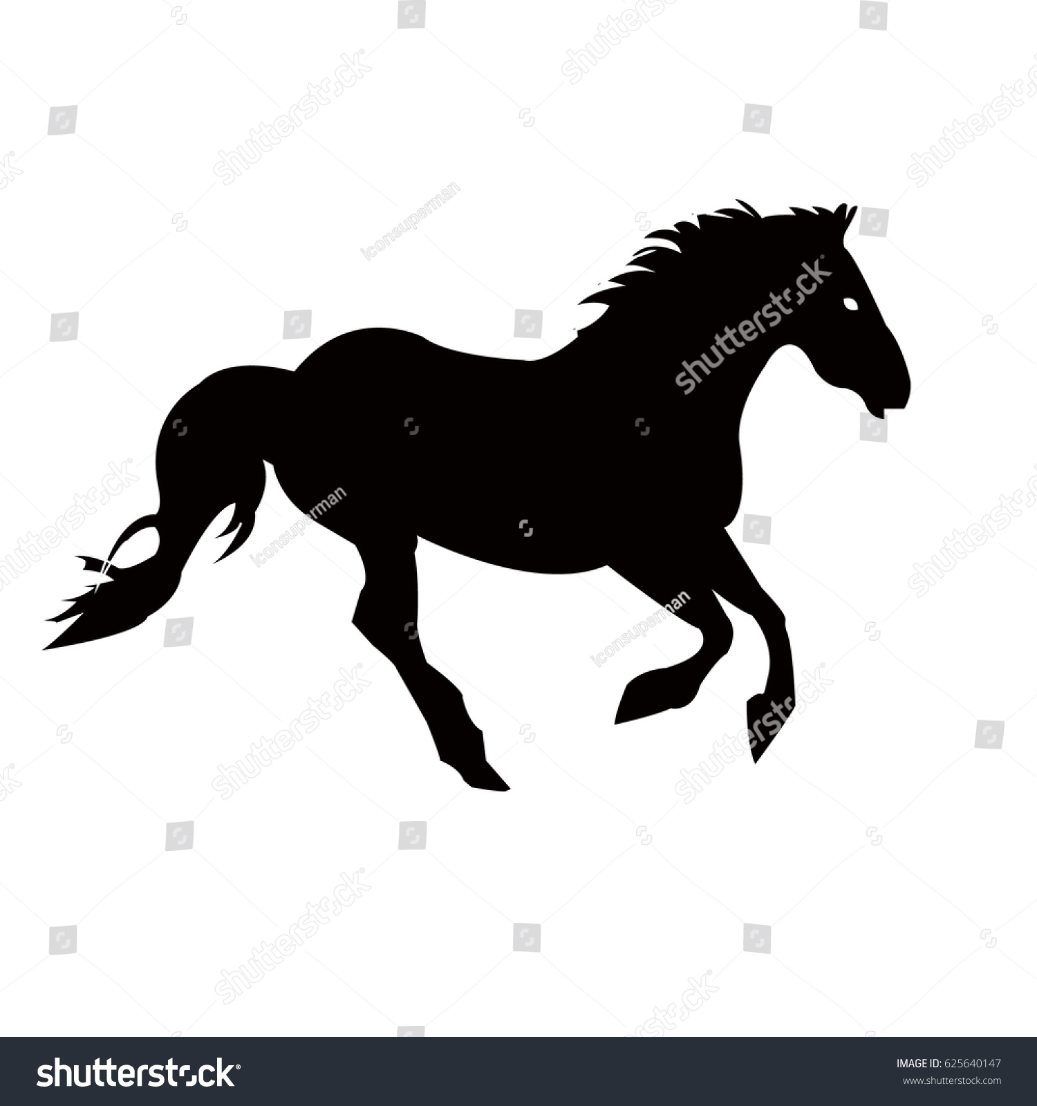 Horse Icon Vector Stock Vector (Royalty Free) 625640147 | Shutterstock