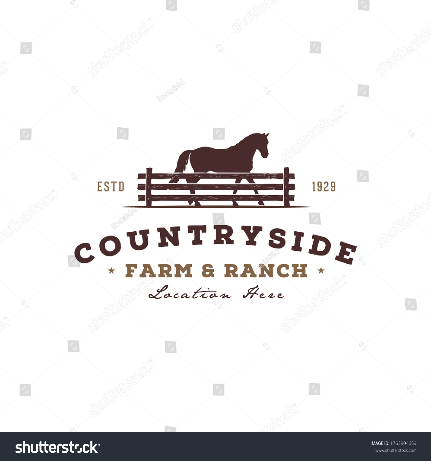 67,741 Horse farm vector Images, Stock Photos & Vectors | Shutterstock