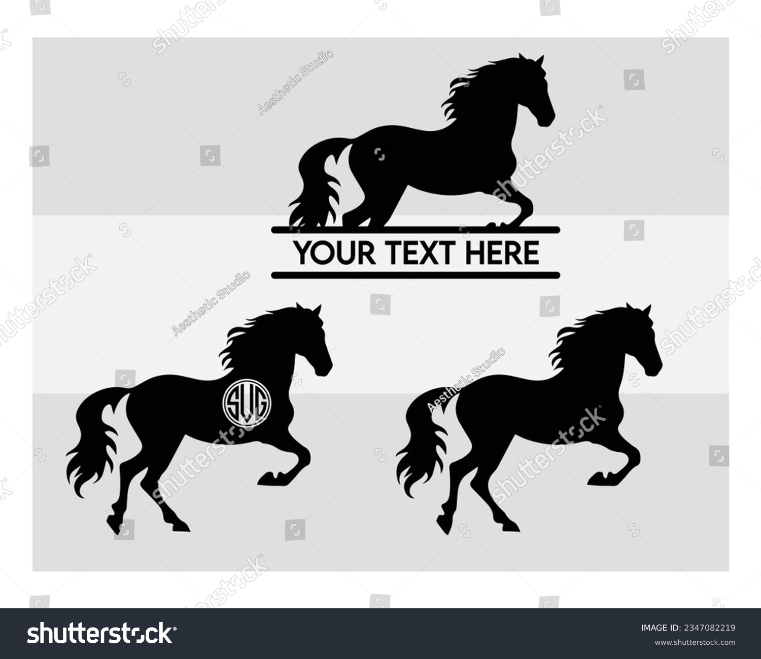 SVG of Horse Svg, Bundle, Horse Silhouette, Horse Svg, Animals Svg, Circut Cut Files Silhouette, Horse Lover, Farm Animals Svg, Horseshoe, Clipart, Vector, Outline, Eps, Cut file svg