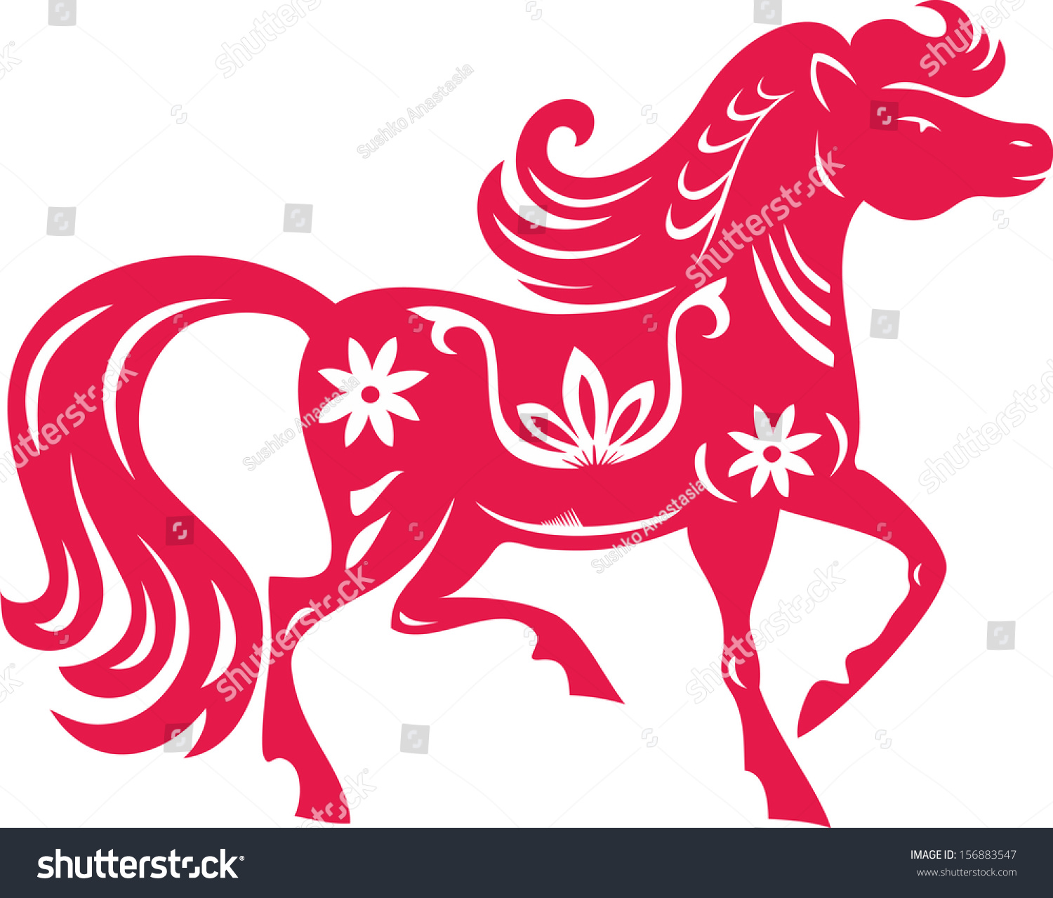 clip art chinese horse - photo #11