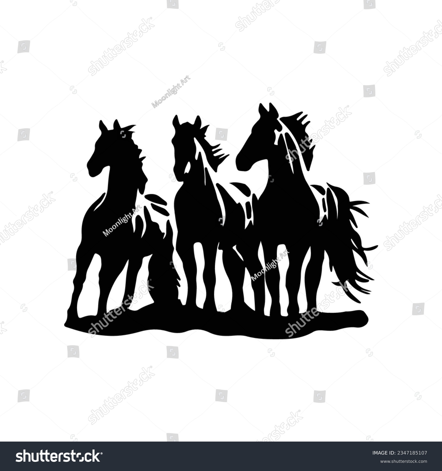 SVG of Horses Svg, Horse, Farm Animals Svg, Farm Life, Horse SIlhouette, Horse Clipart, Horseshoe, Horse Lover, Svg Files for Cricut, Farmhouse Svg svg