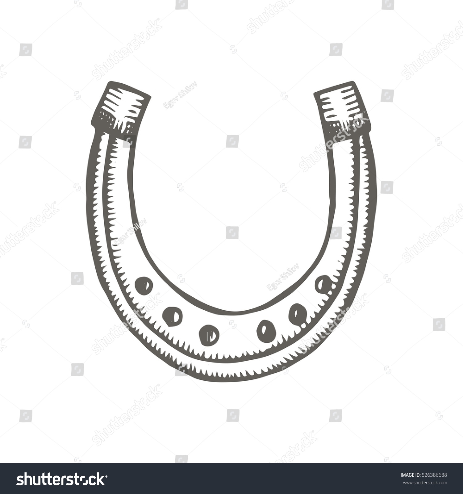 Horseshoe Pattern Vector - 526386688 : Shutterstock