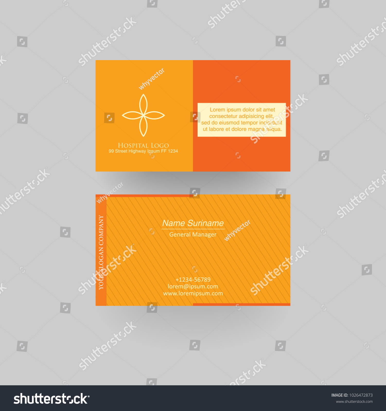 hospital-business-card-medical-business-card-stock-vector-royalty-free