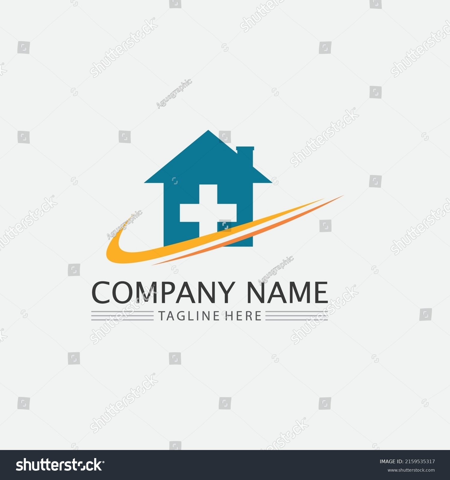 Hospital Logo Health Care Icon Symbols Stock Vector (Royalty Free ...