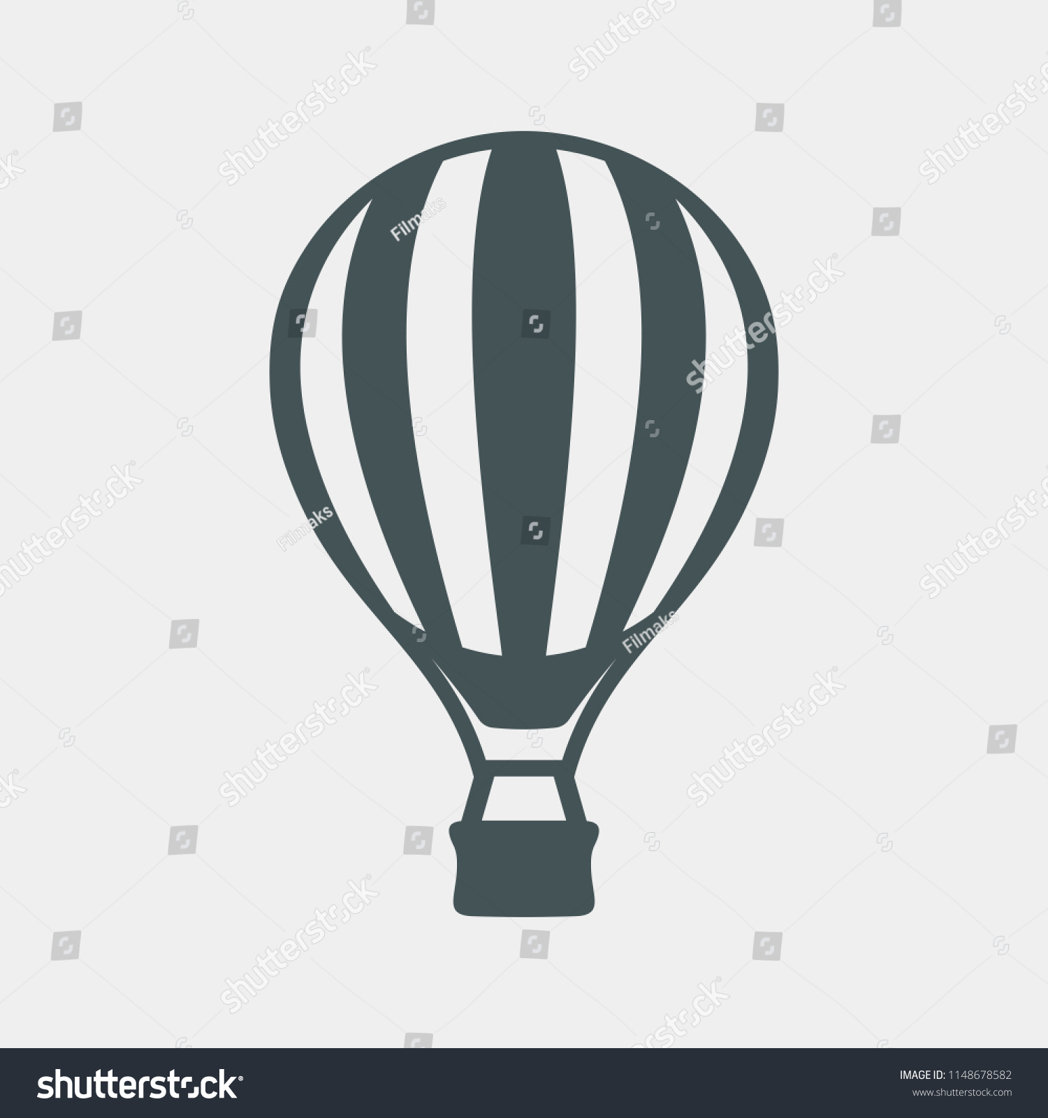 SVG of Hot Air balloon quality vector illustration cut svg