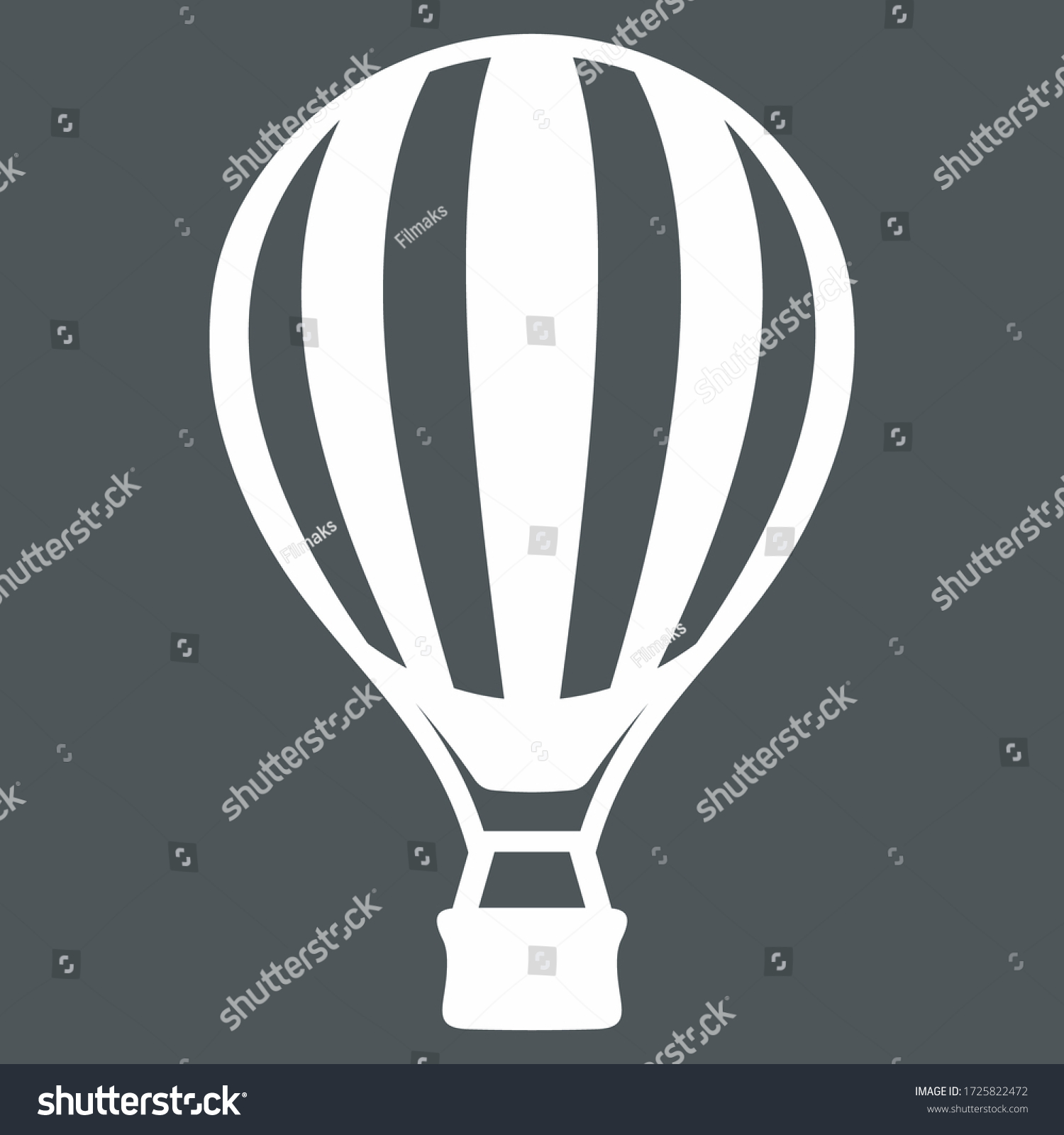 SVG of Hot Air balloon quality vector illustration cut svg