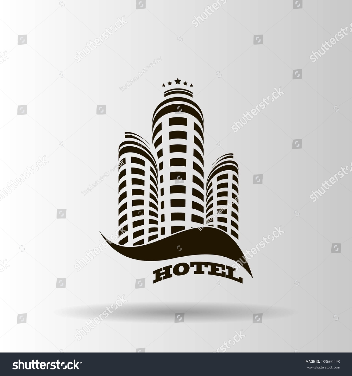 Hotel Vector Icon Stock Vector (Royalty Free) 283660298 | Shutterstock