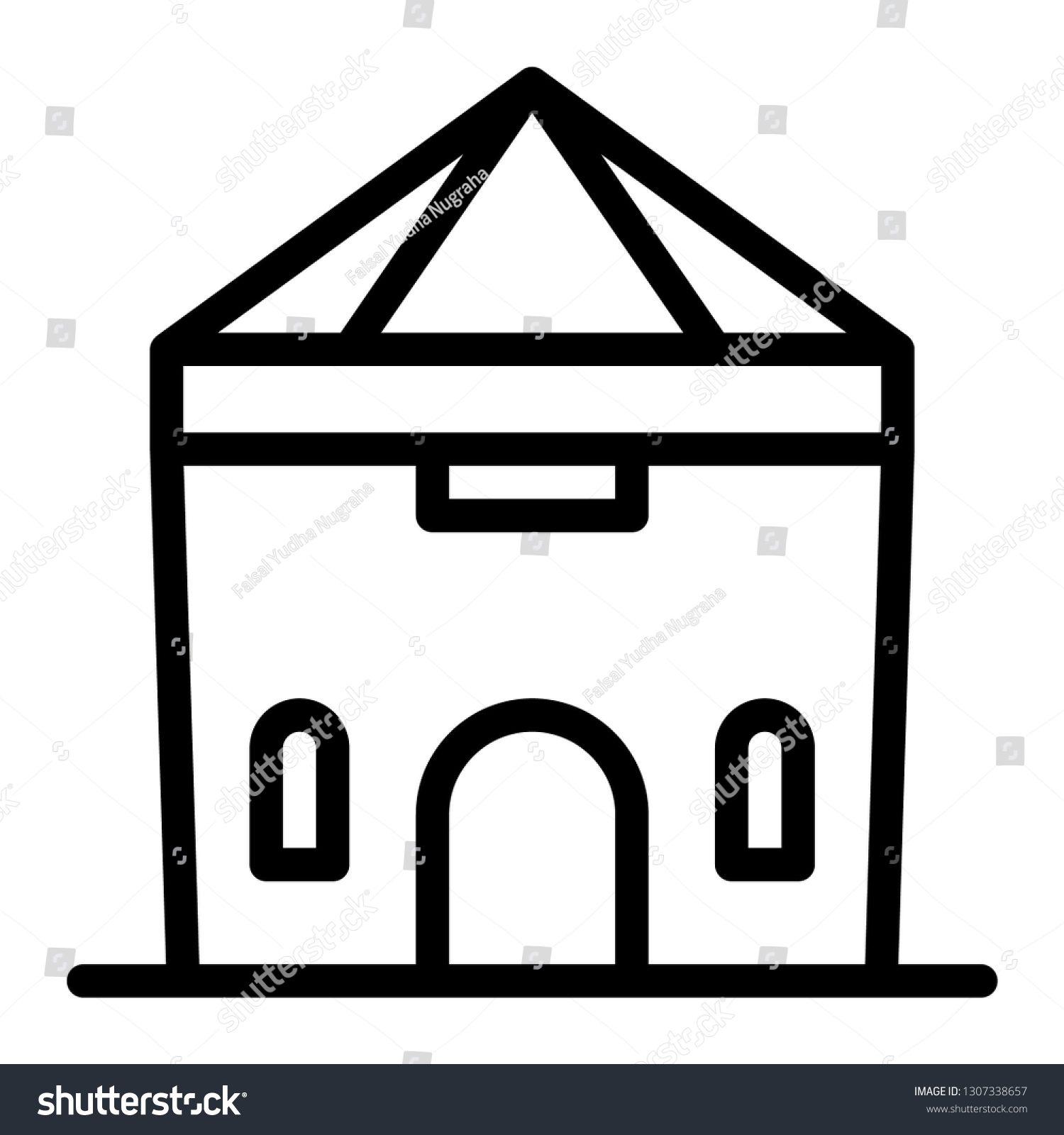 House Apartment Icon Stock Vector (Royalty Free) 1307338657 | Shutterstock