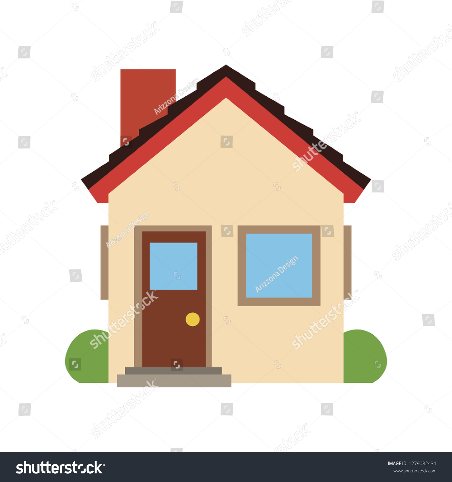 SVG of House emoji vector flat design svg