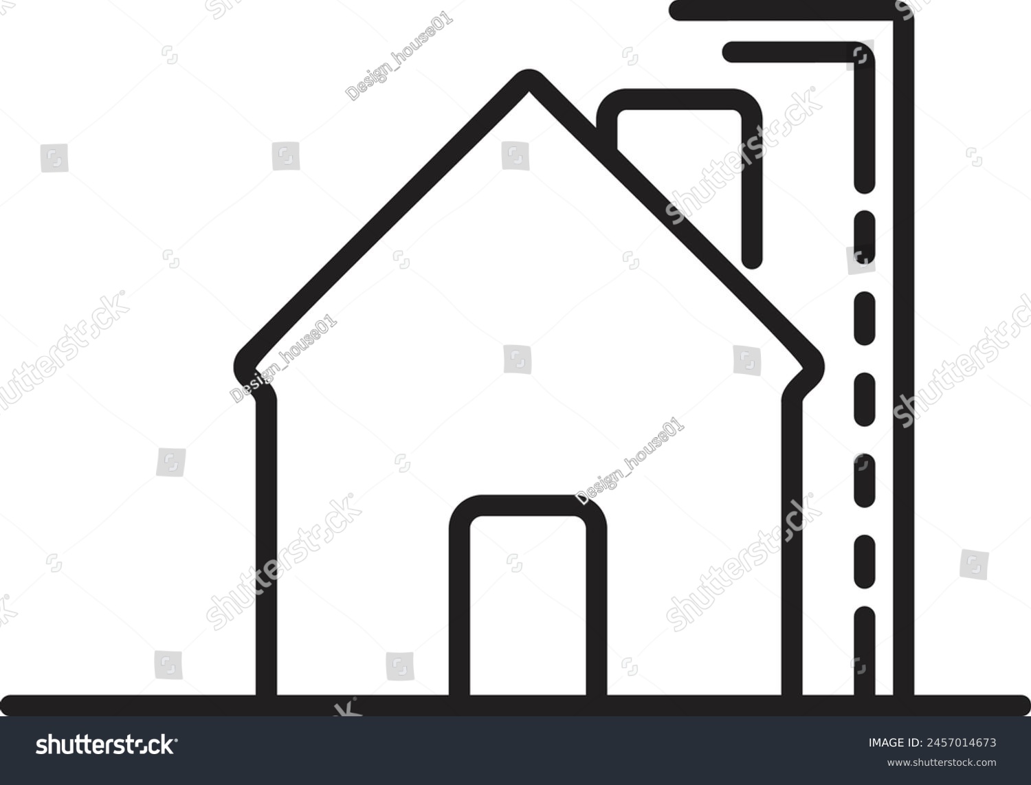 recommend clip art: House flat icon vector clip art design object. Single high quality outline symbol of graduation for web design or mobile app.